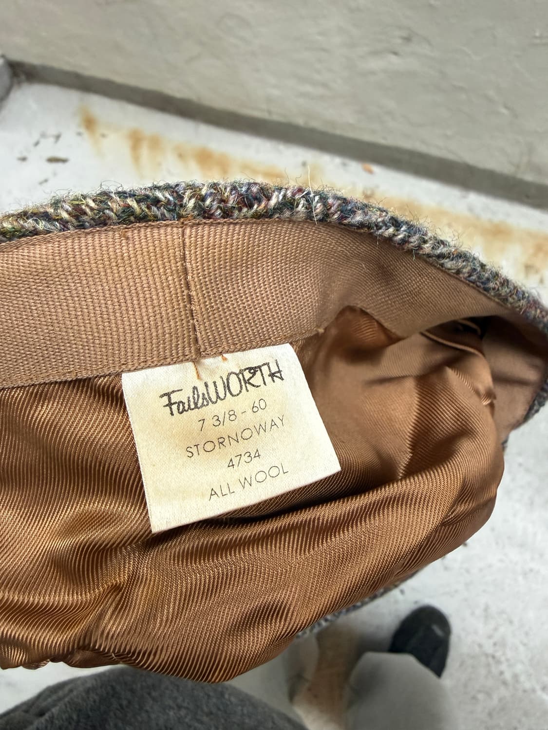 90s Failsworth 해리스트위드 헌팅캡 상품이미지7