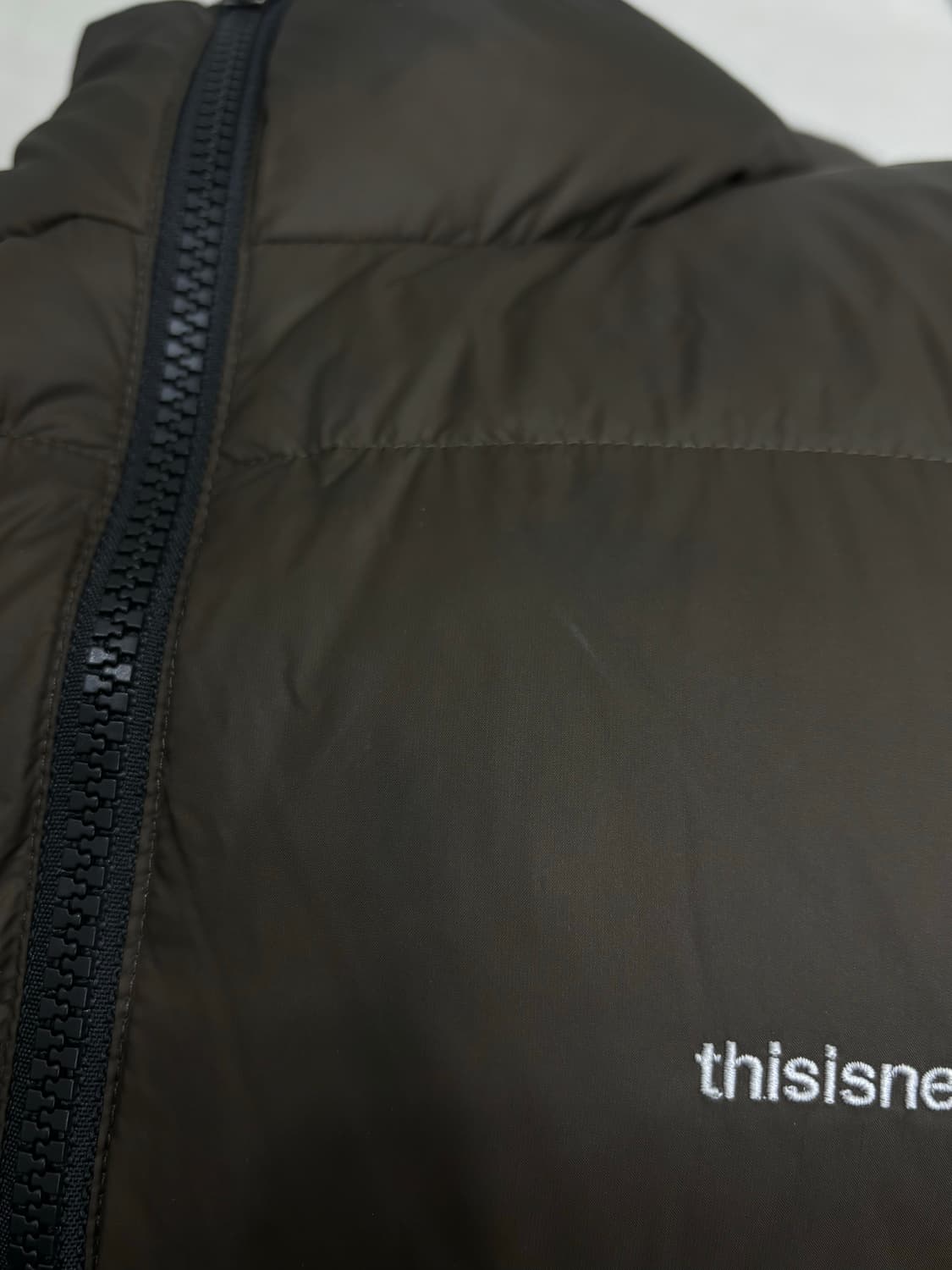 디스이즈네버댓 PERTEX® T Down Jacket Brown 패딩 상품이미지8