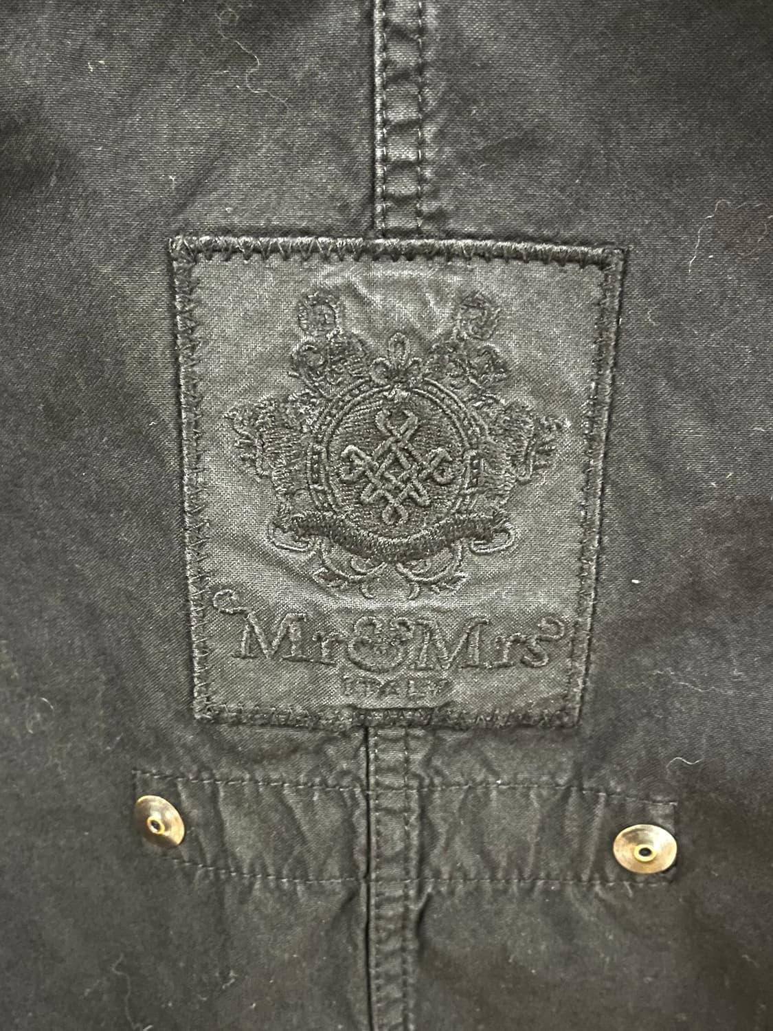 미스터앤미세스 아플리케 패치 밀리터리 코트 상품이미지10