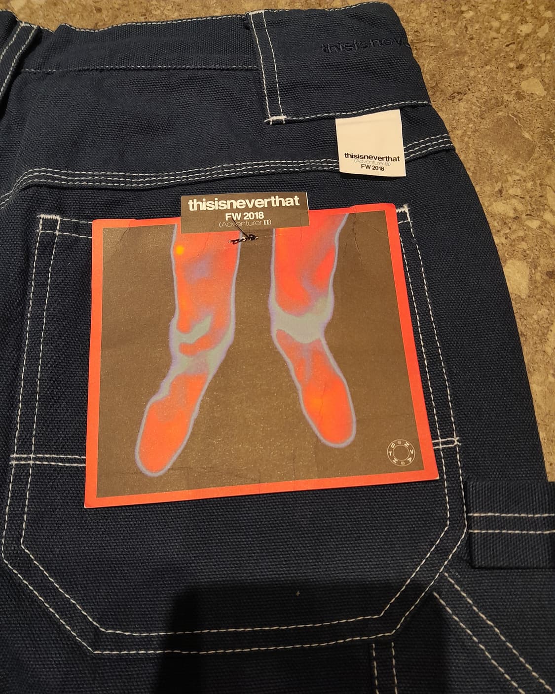 💥(새상품) 디스이즈네버댓 스터치 카펜터 팬츠 (S)   상품이미지7