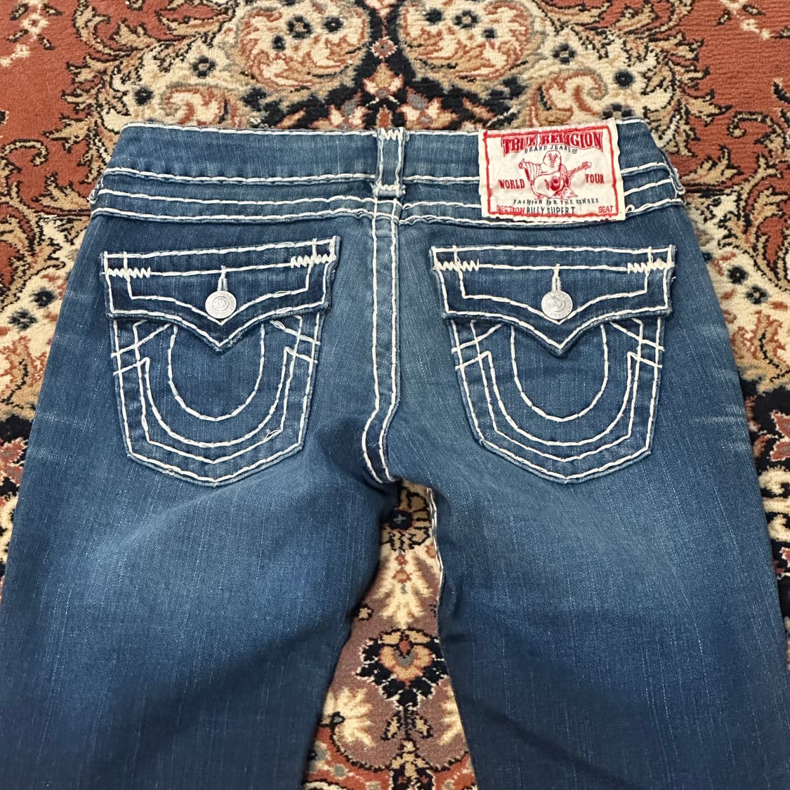 트루릴리전 Billy Super T 부츠컷 데님 팬츠 (27) y2k 상품이미지3