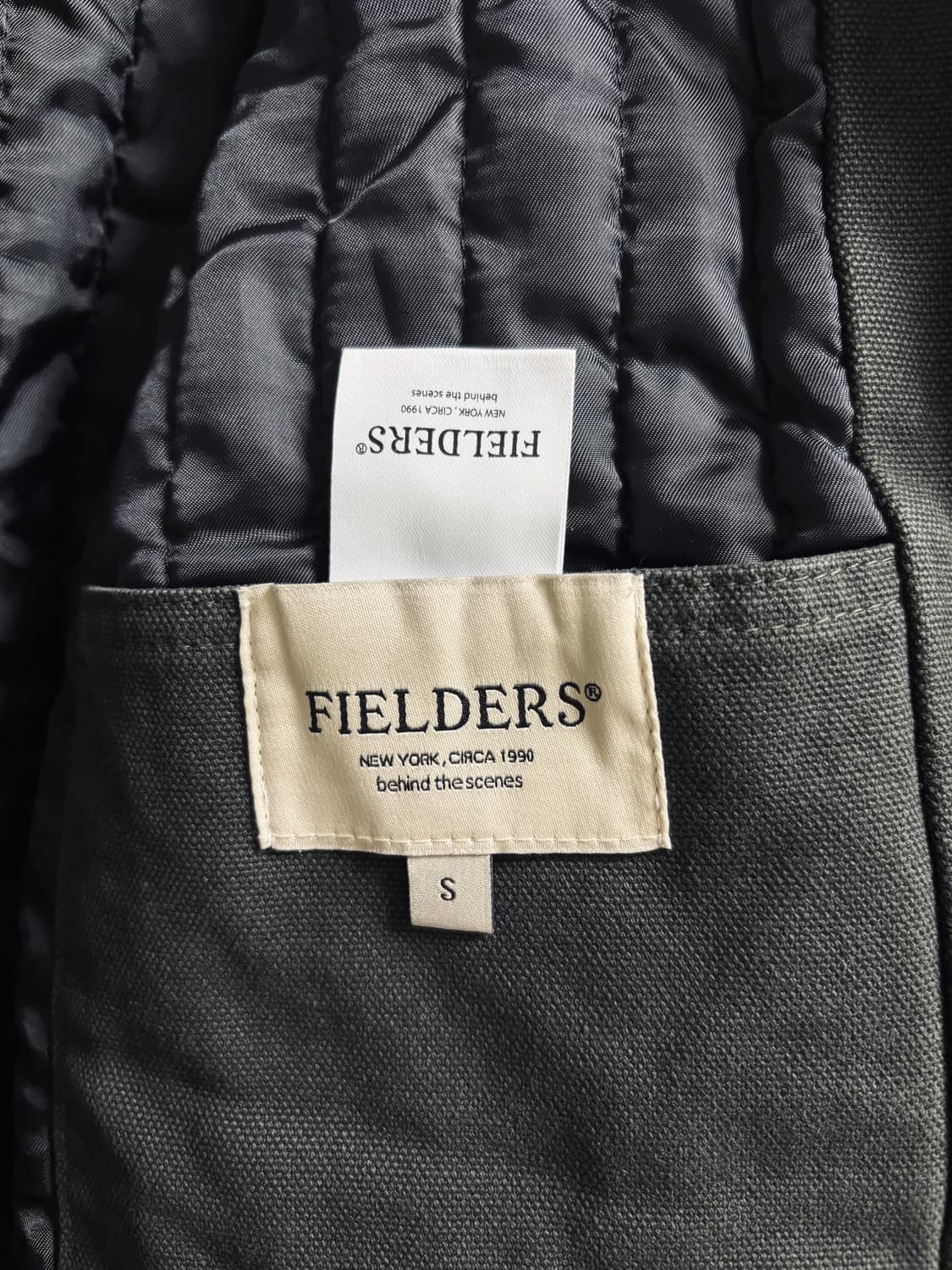 FIEDLERS 필더스 코듀로이 카라 블랙 워크 자켓 상품이미지5