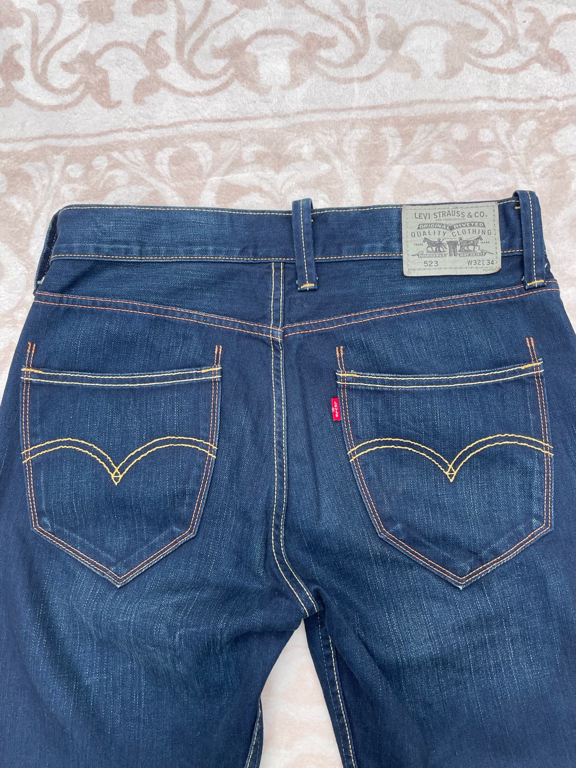 리바이스 523 인디고 스트레이트 데님팬츠 상품이미지7