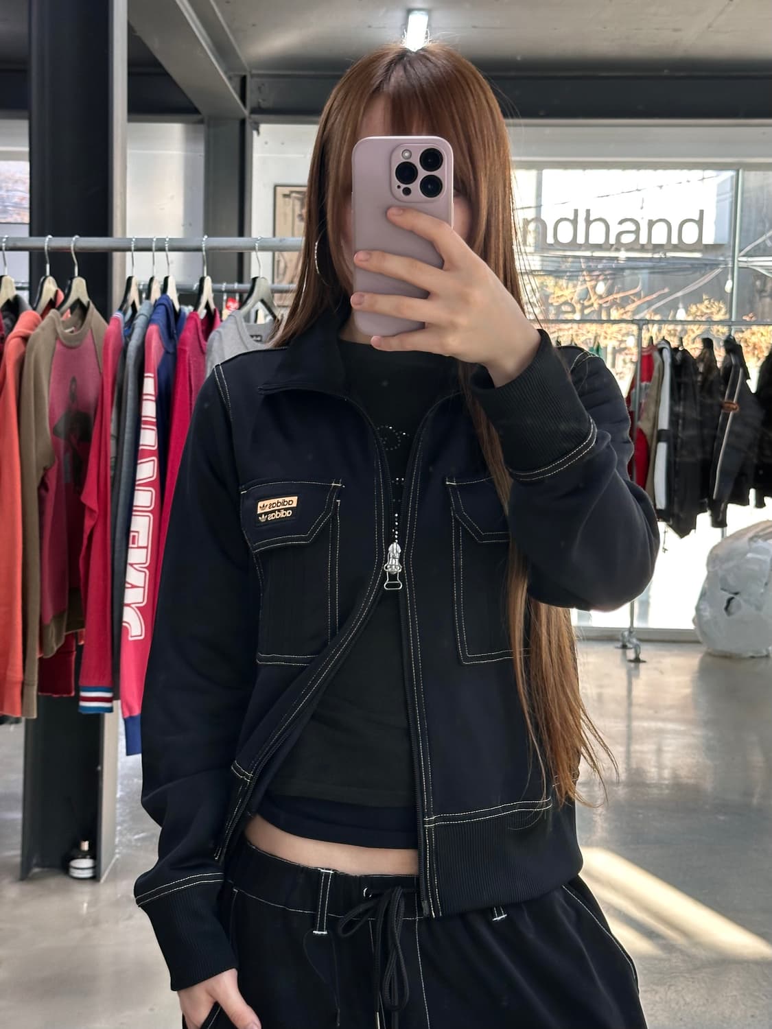 아디다스 삼선 스티치 투웨이 하이넥져지 상품이미지3