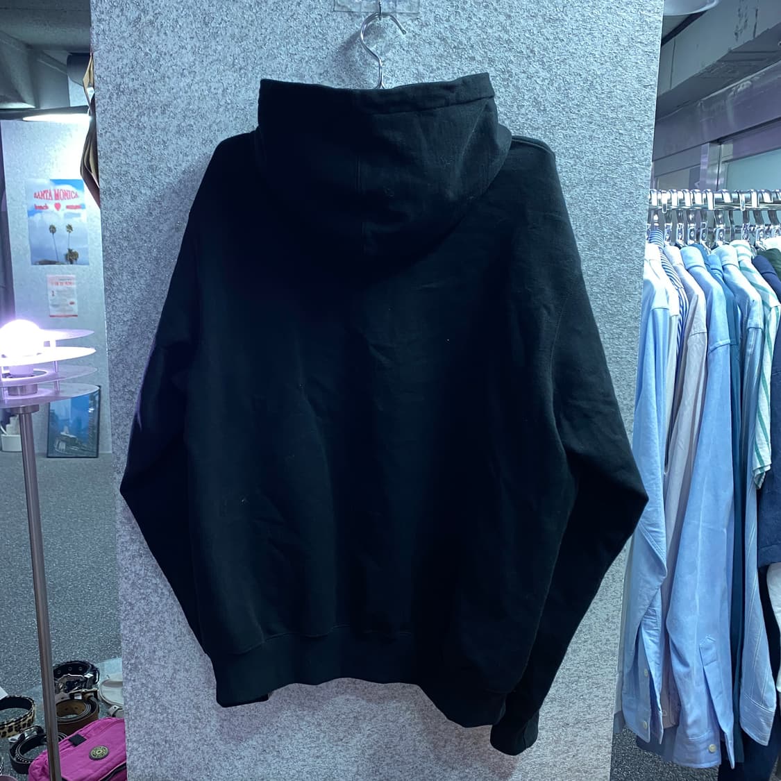 디스이즈네버댓 아치로고 블랙 후드티 B3435 상품이미지5