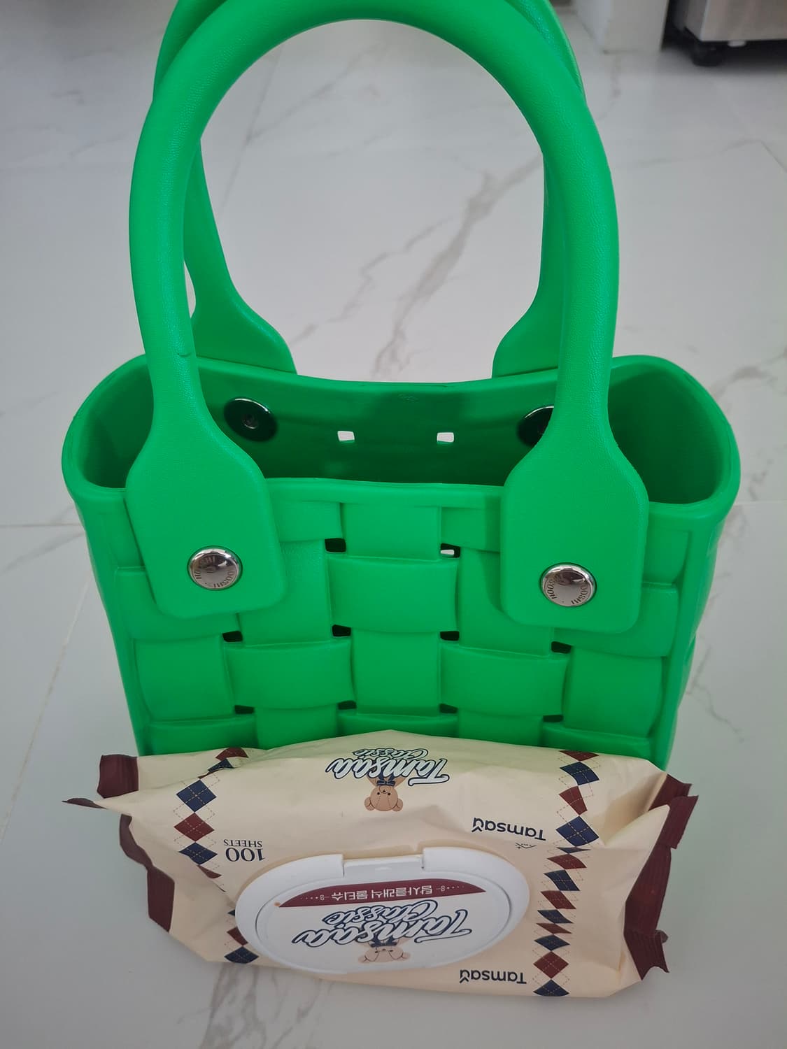 EVA 비치백 소형 젤리 숄더백 상품이미지3