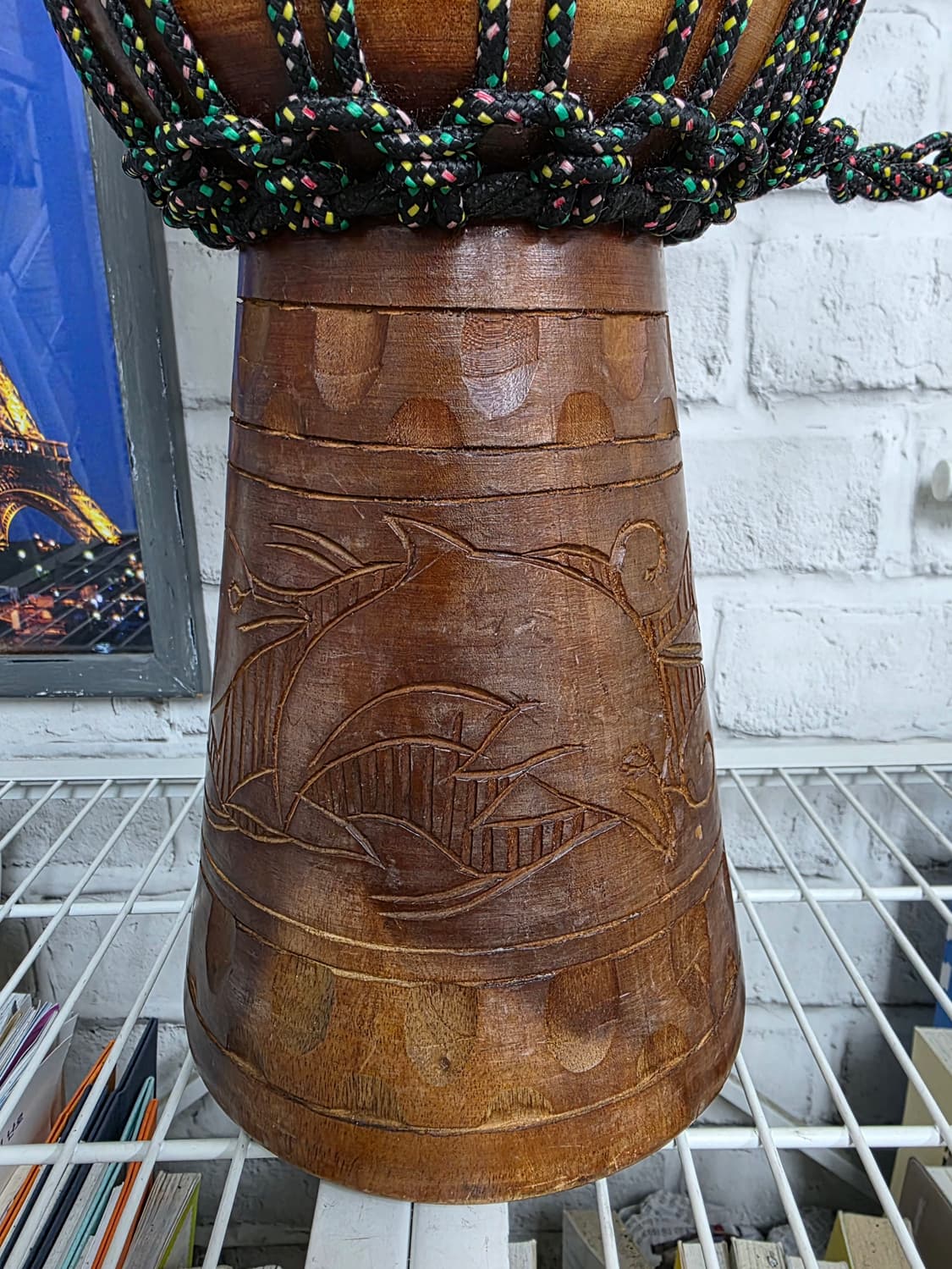 인도네시아 젬베  핸드메이드 타악기 북 인테리어소품 YB52 상품이미지2