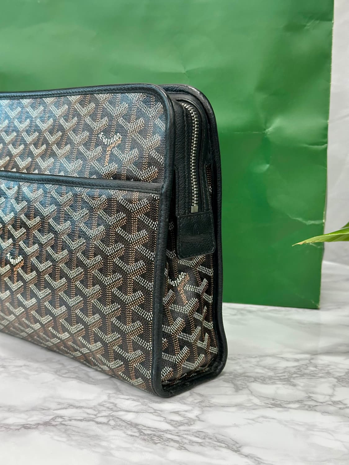 고야드 쥬방스 클러치 블랙 GM 상품이미지6