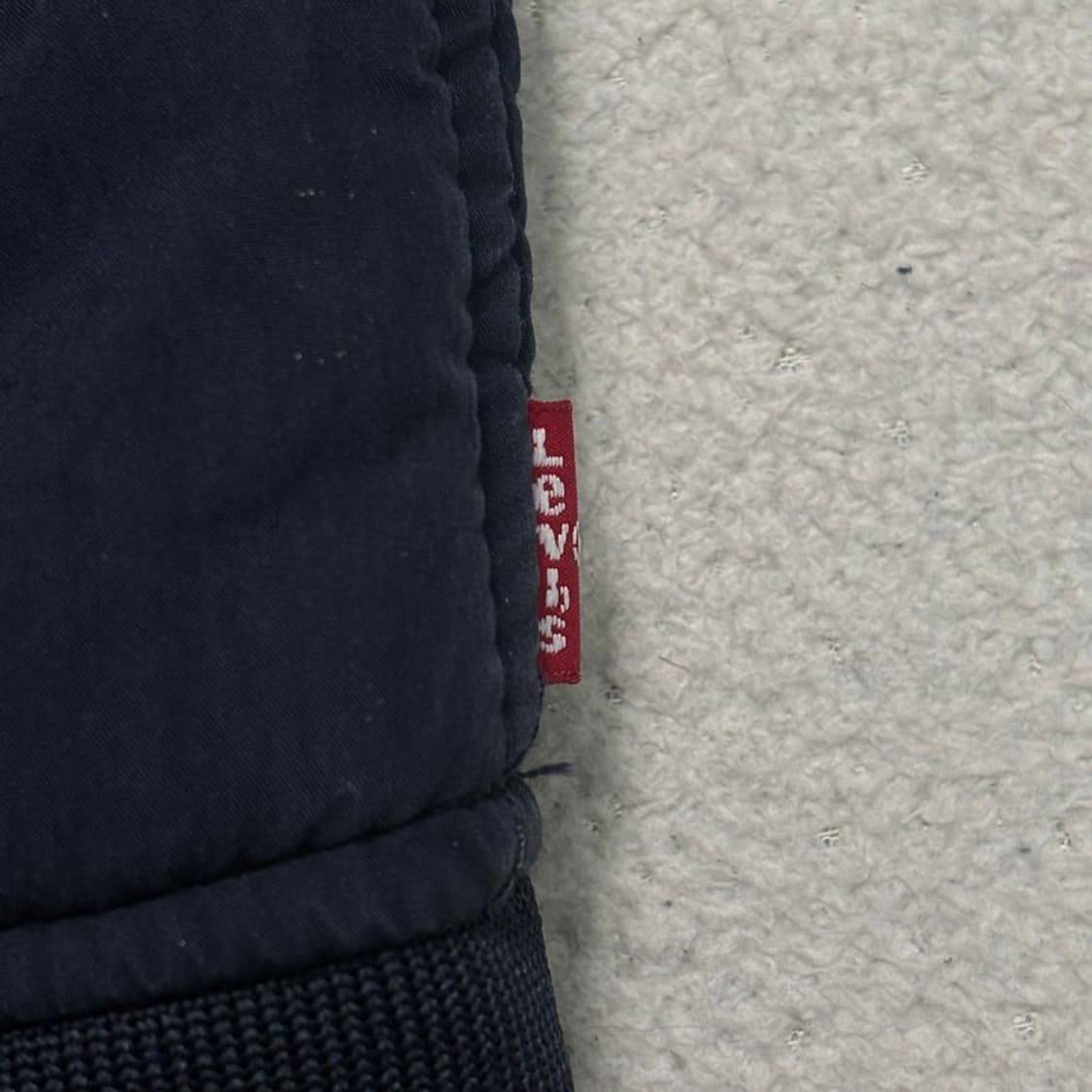 LEVIS 퀄팅 봄버 자켓 네이비 M 상품이미지2