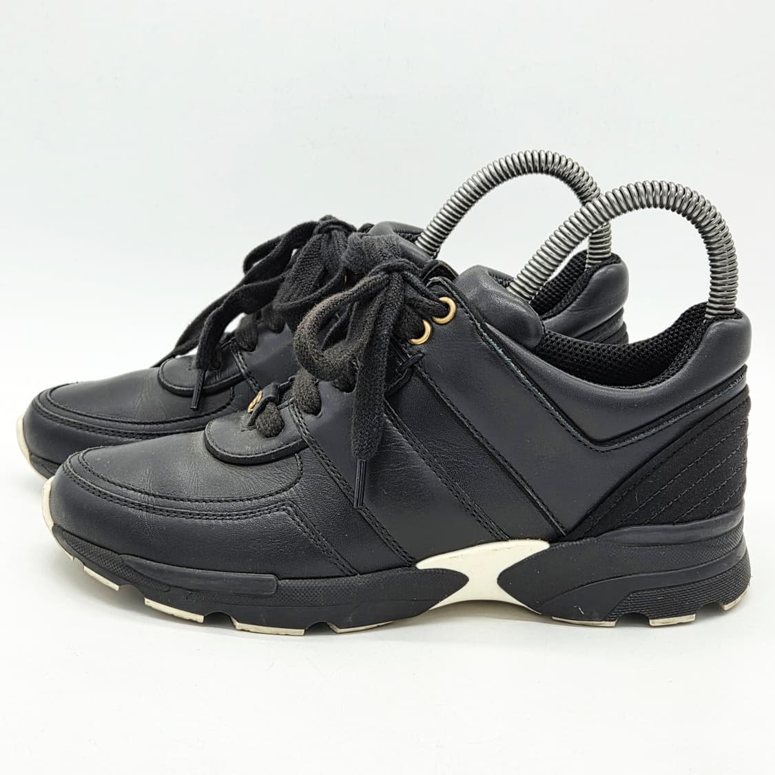 샤넬 우먼스 트레이너 스니커즈 블랙 (35) 상품이미지1