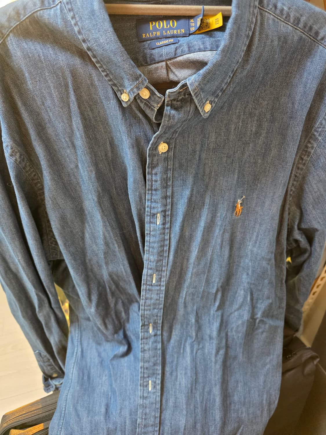 폴로 진청 데님 셔츠 XL 상품이미지1