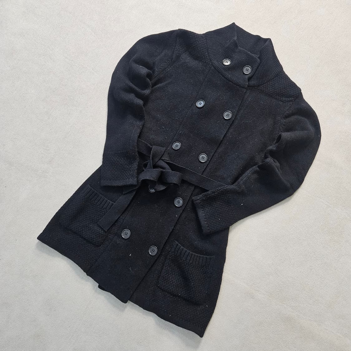 36 라코스테 여성 울 니트 코트 0324Y 상품이미지1