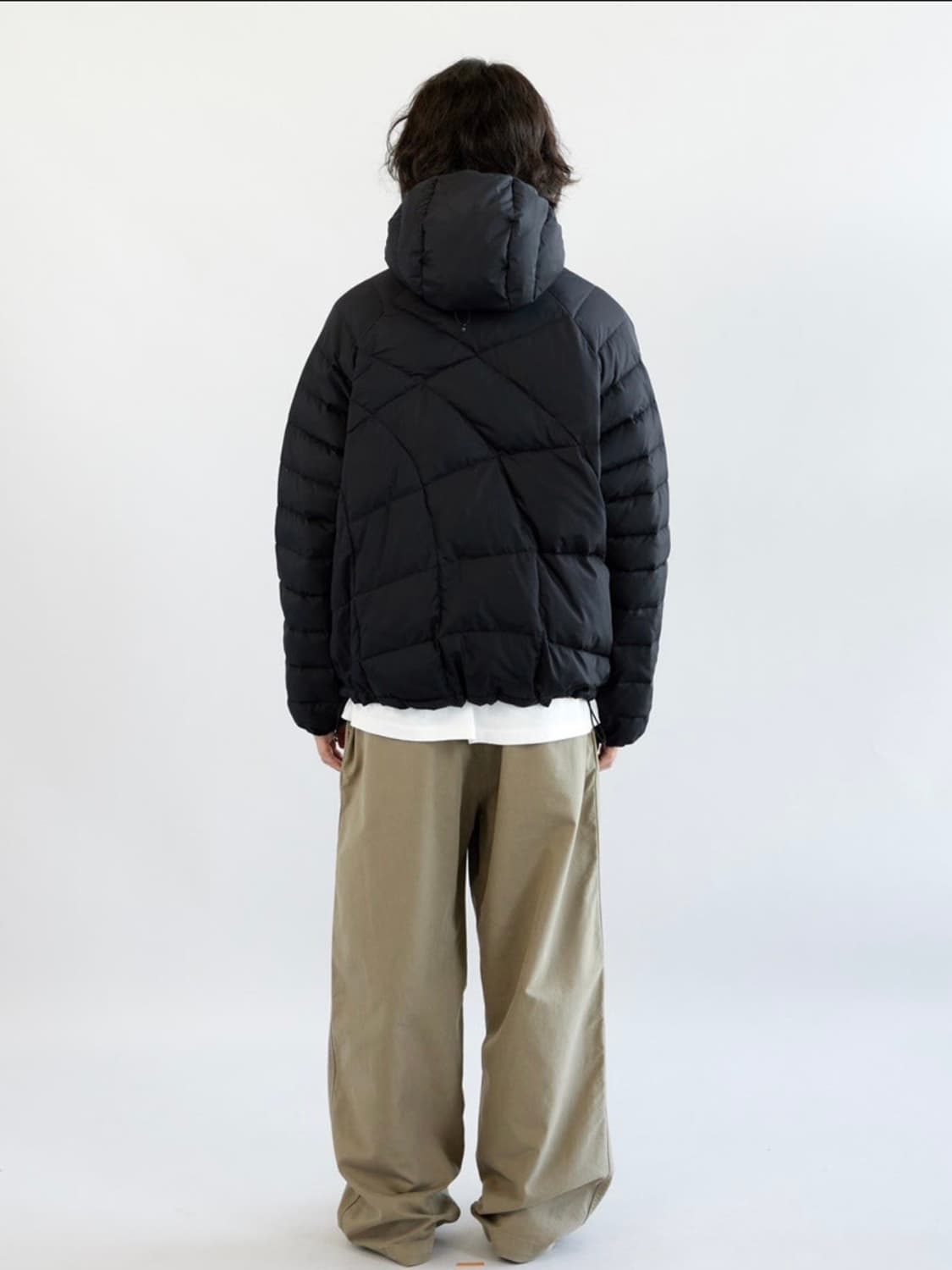 24fw 해칭룸 웹 구스 다운 퍼퍼 블랙 상품이미지9