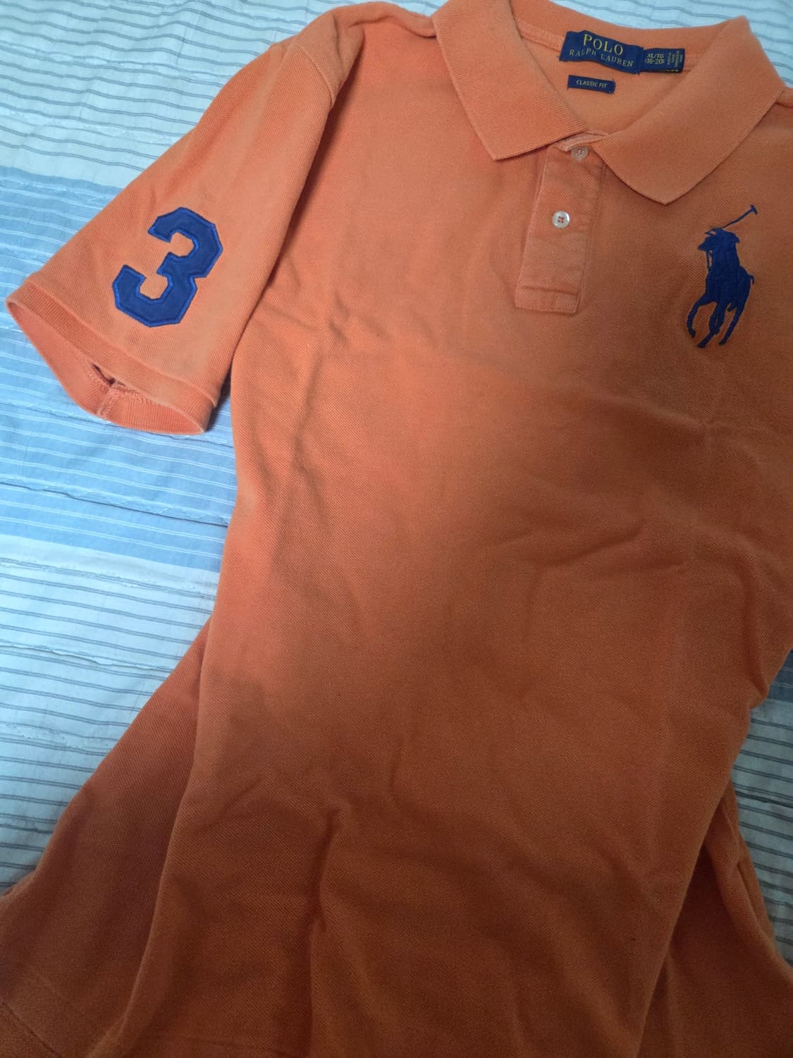 폴로랄프로렌 주황색 빅포니 pk티 상품이미지4