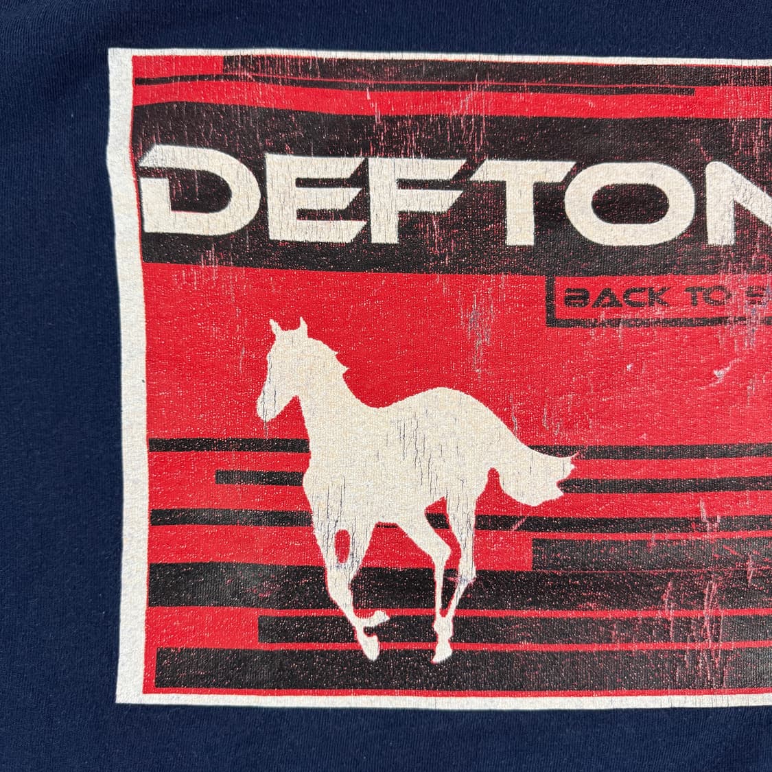 빈티지 2001 Deftones 데프톤즈 백투스쿨 투어 롱슬리브 티셔츠 상품이미지4