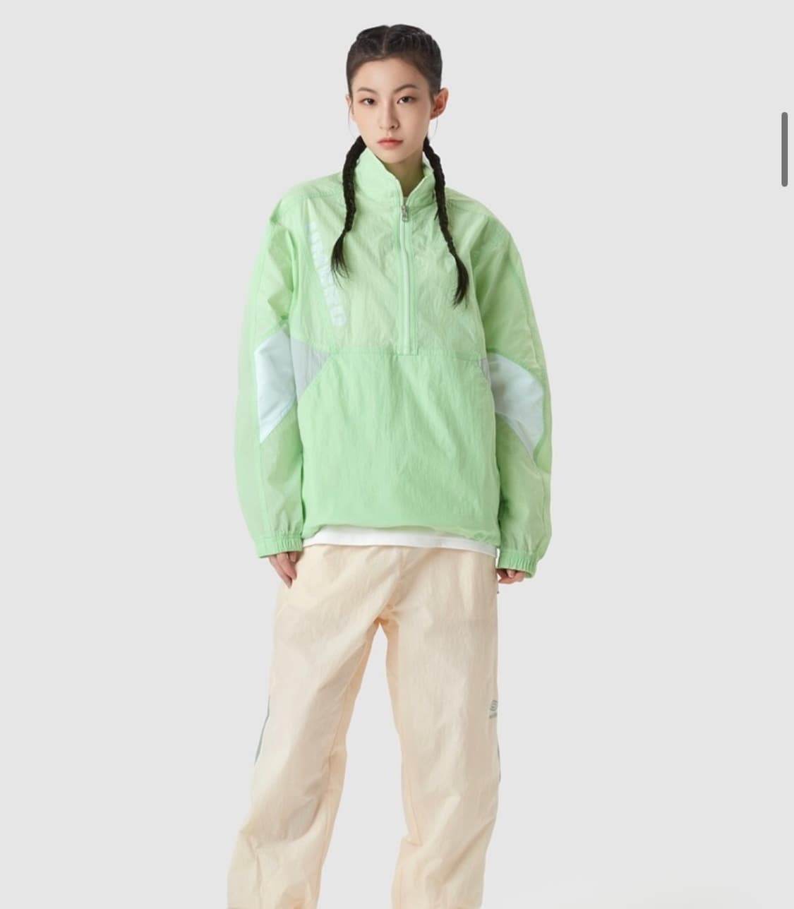 엄브로 umbro 딜라이트 스탠랙 아노락 그린 상품이미지4