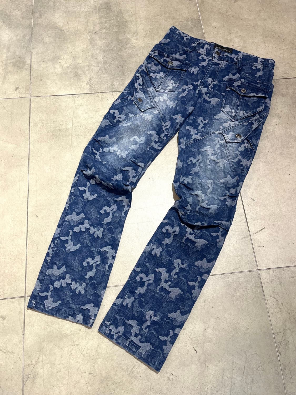 In the attic homme 데님 카고 팬츠 상품이미지1