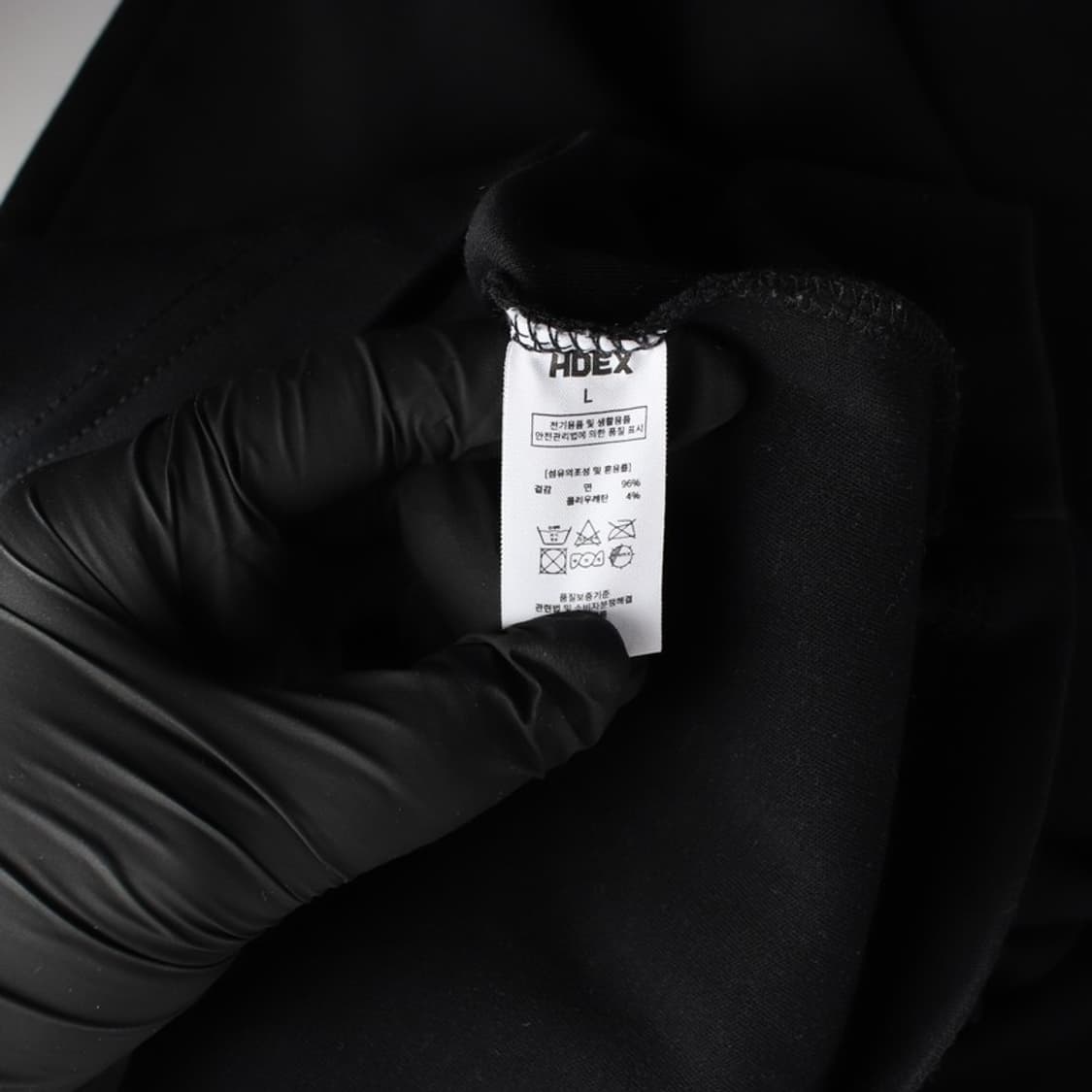 HDEX 빅로고 블랙 반팔티 L 상품이미지6
