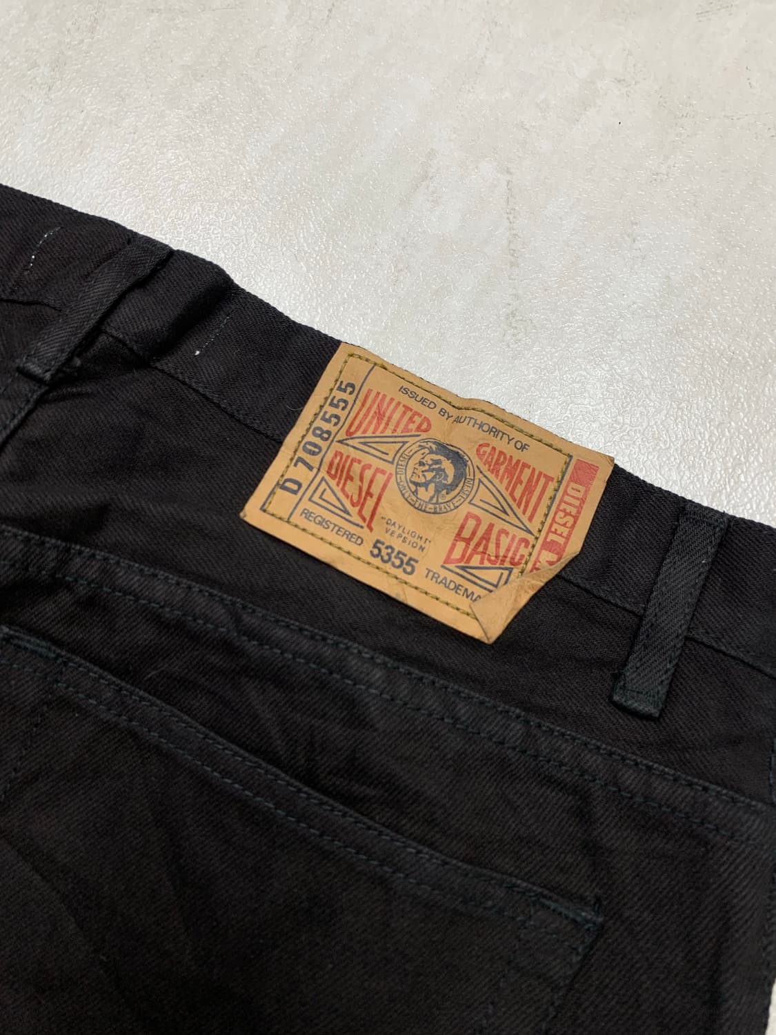 디젤 블랙 코튼 팬츠 #527 상품이미지8