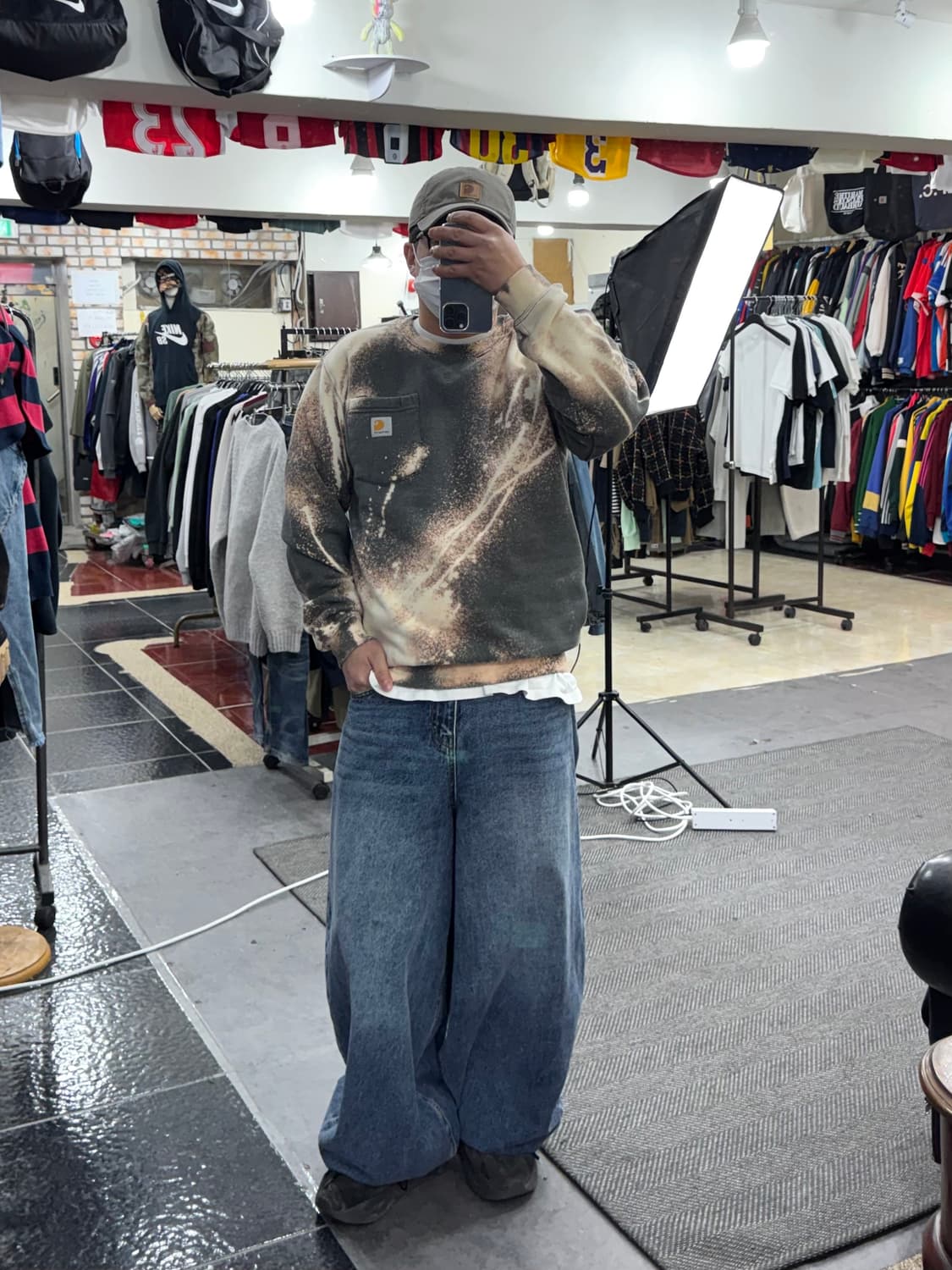 칼하트 타이다잉 맨투맨s 상품이미지8