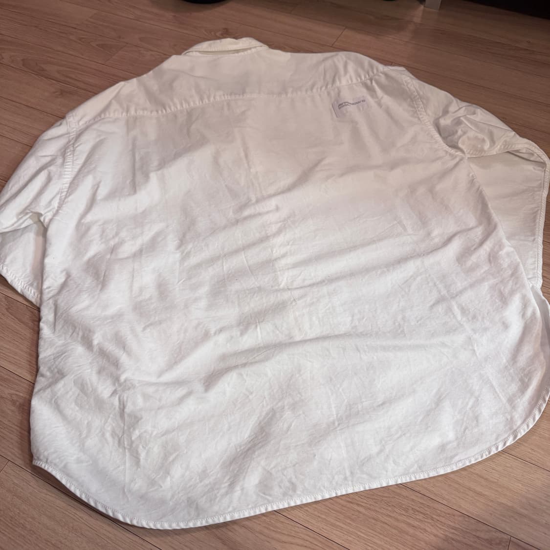 AApe 에이프 나우 롱슬리브 화이트 셔츠 XL 상품이미지5