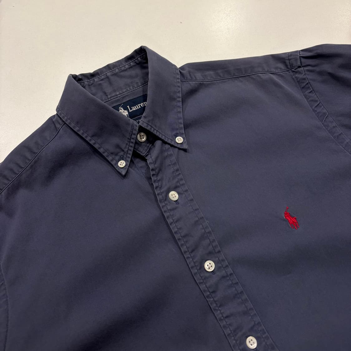 [85] 폴로 랄프로렌 네이비 긴팔 셔츠 C915 상품이미지3
