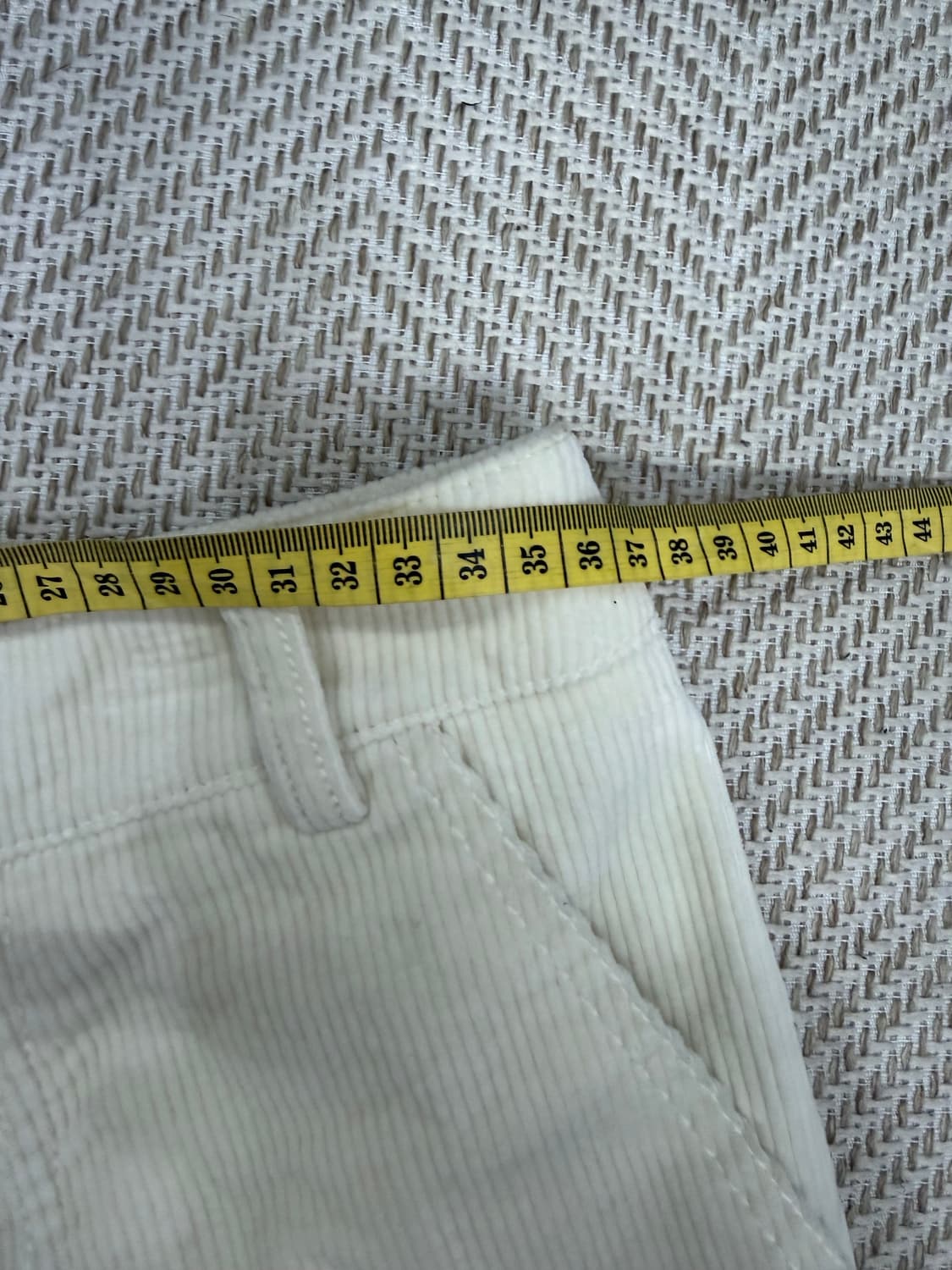 정품) 아떼 바네사브루노 아이보리 코듀로이 팬츠 36(28) 상품이미지7