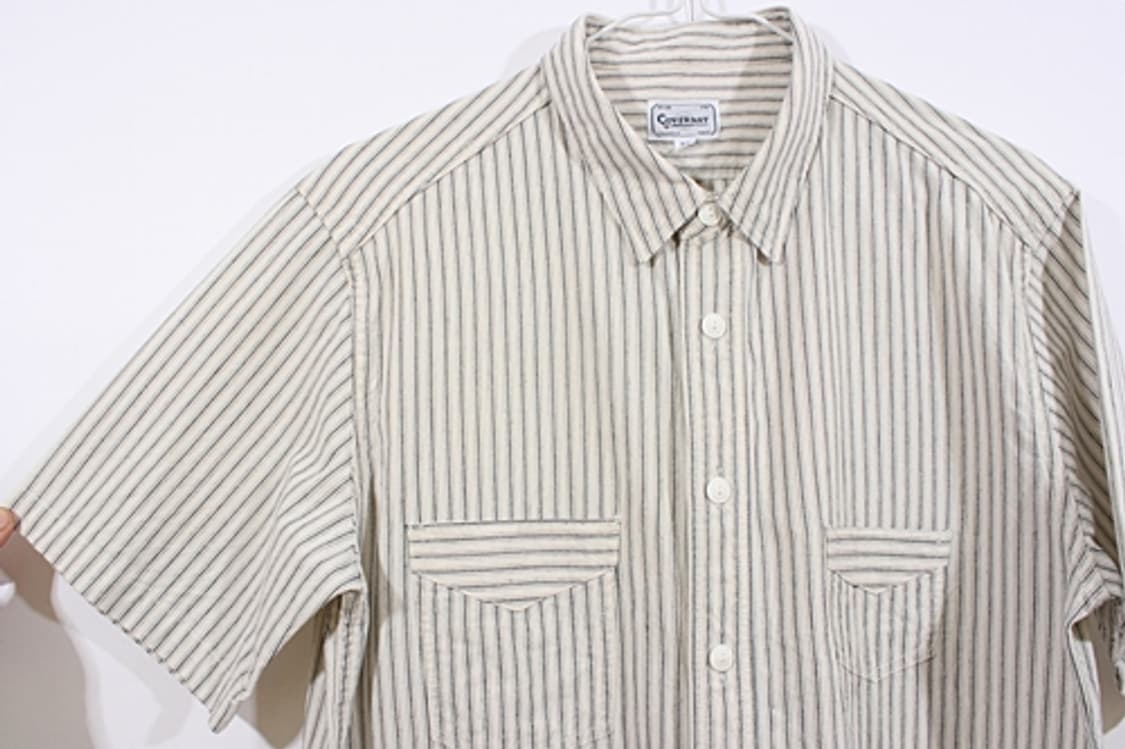 커버낫 라운드 플라켓 스트라이프 셔츠 상품이미지4