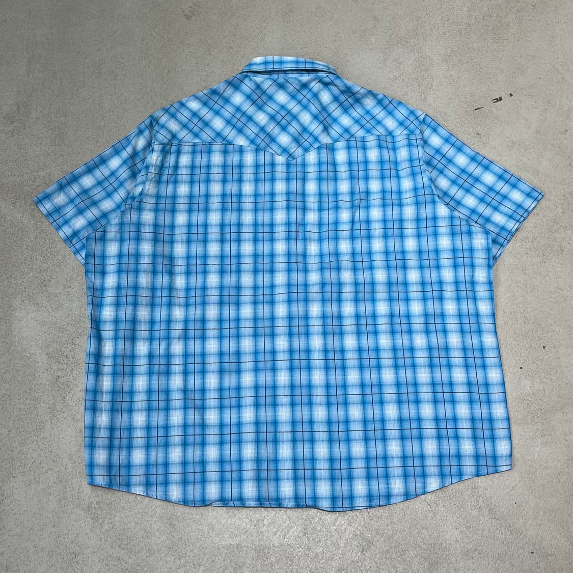 랭글러 웨스턴 체크하프셔츠 s10595 상품이미지2