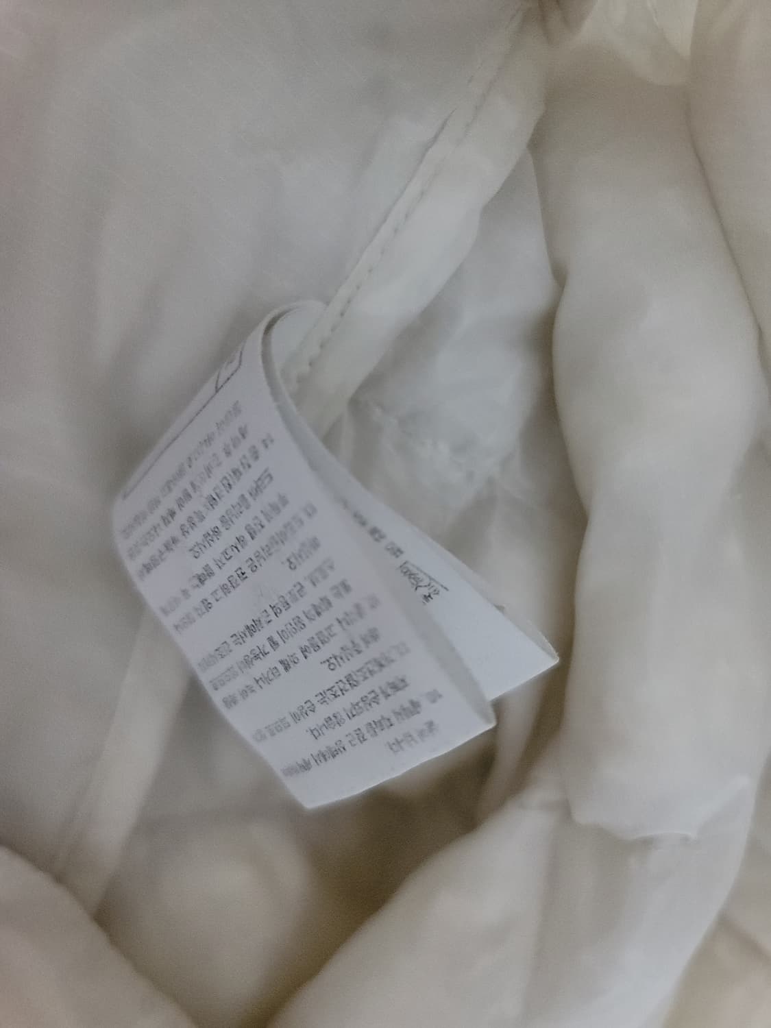 플라즈마 1000 경량패딩 아이보리 105사이즈 상태극상
 상품이미지10