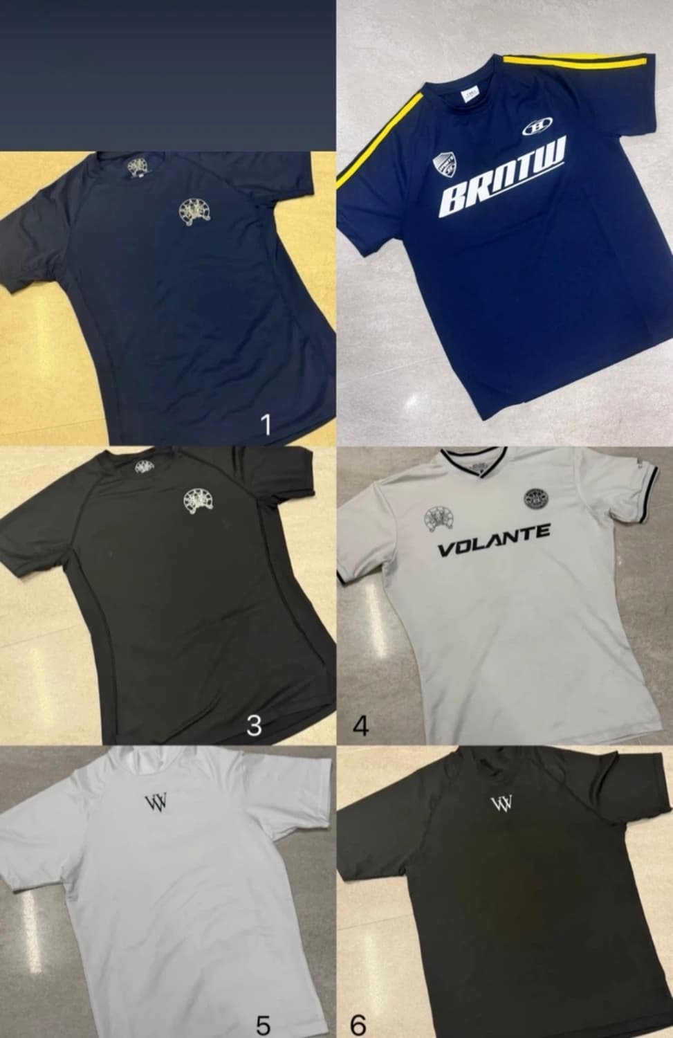 (6종) 볼란테,본투윈 기능성 반팔티 6장 총금액 : 150,000원 상품이미지1