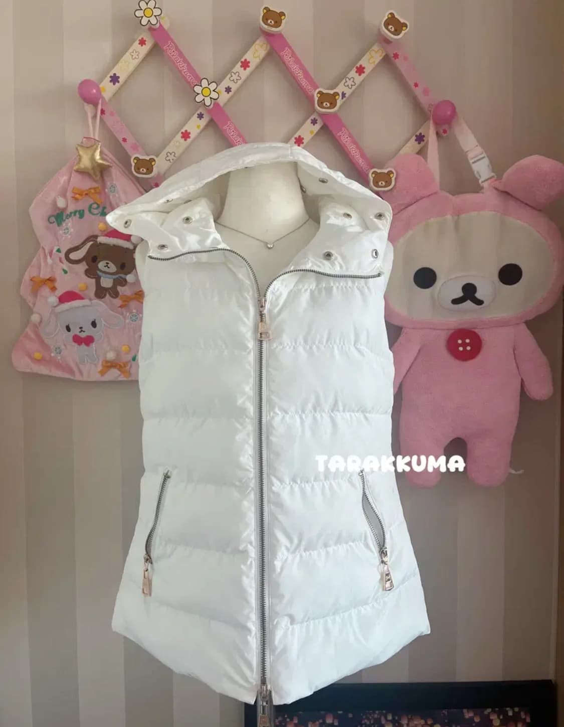 Rady 빈티지라디 히메갸루일녀조끼패딩 화이트 상품이미지1