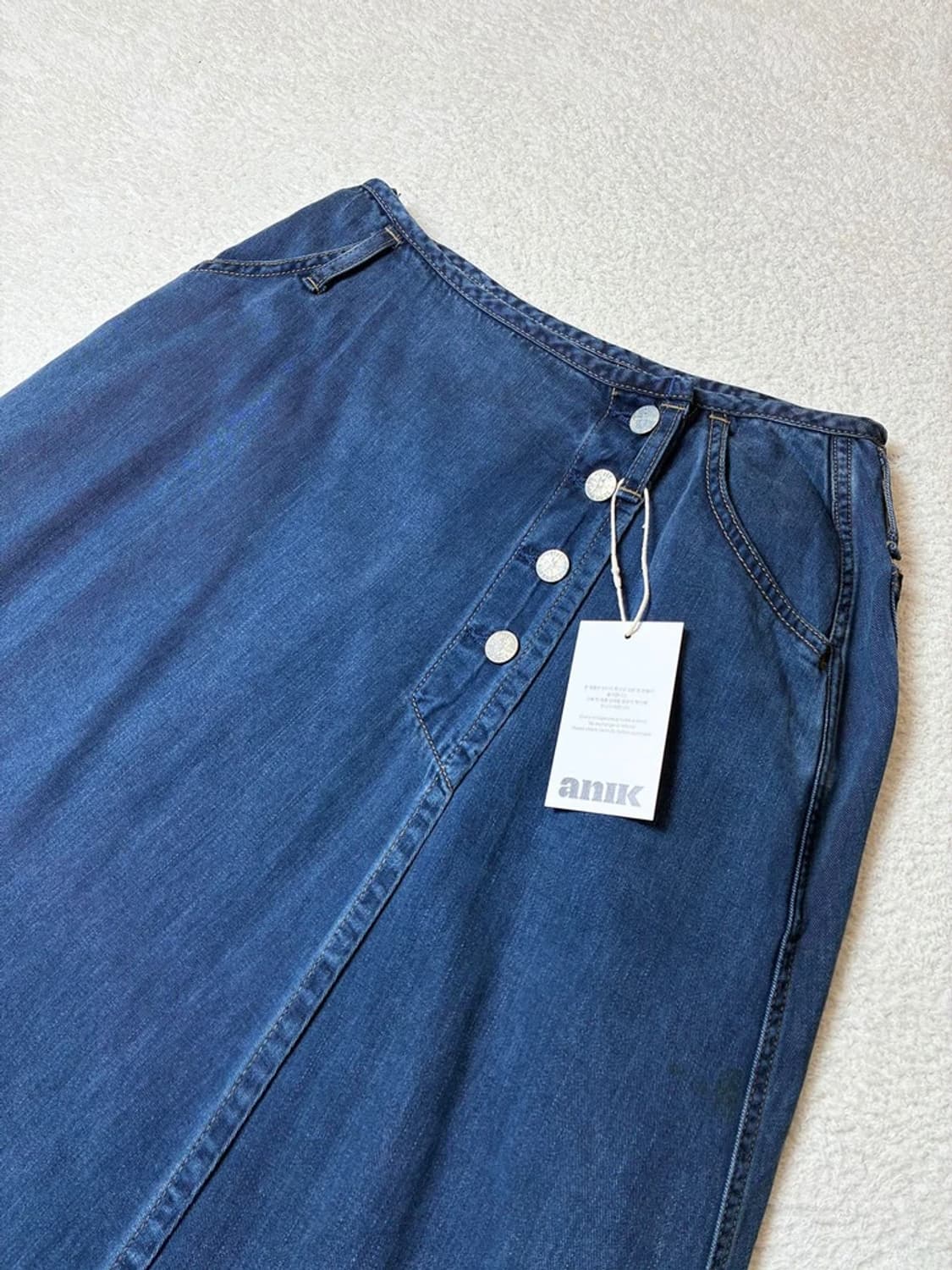 피오루치 00's 롱 데님 스커트 PN6515 상품이미지2