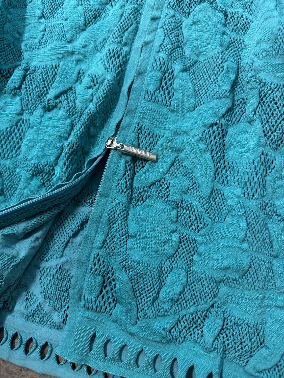 히로코 비스 레이스 투웨이 지퍼 가디건 상품이미지3