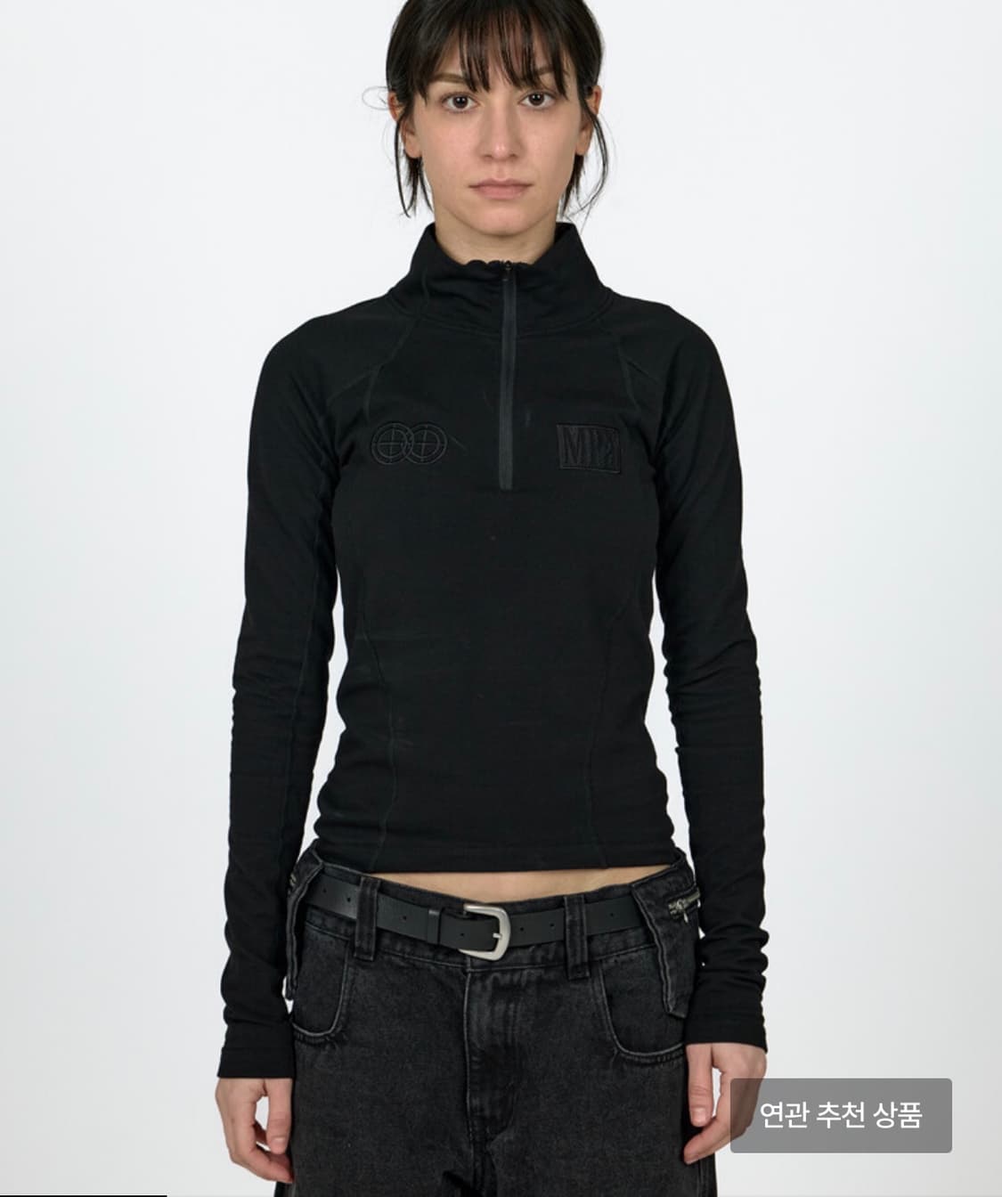 MPa SOFT-SHELL HALF ZIP WOMEN (BLACK) 상품이미지1