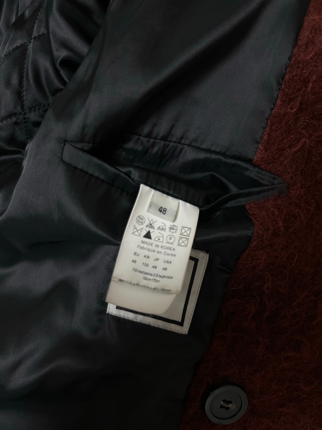 정가 150) 우영미 알파카 오버사이즈 코트 48 상품이미지5