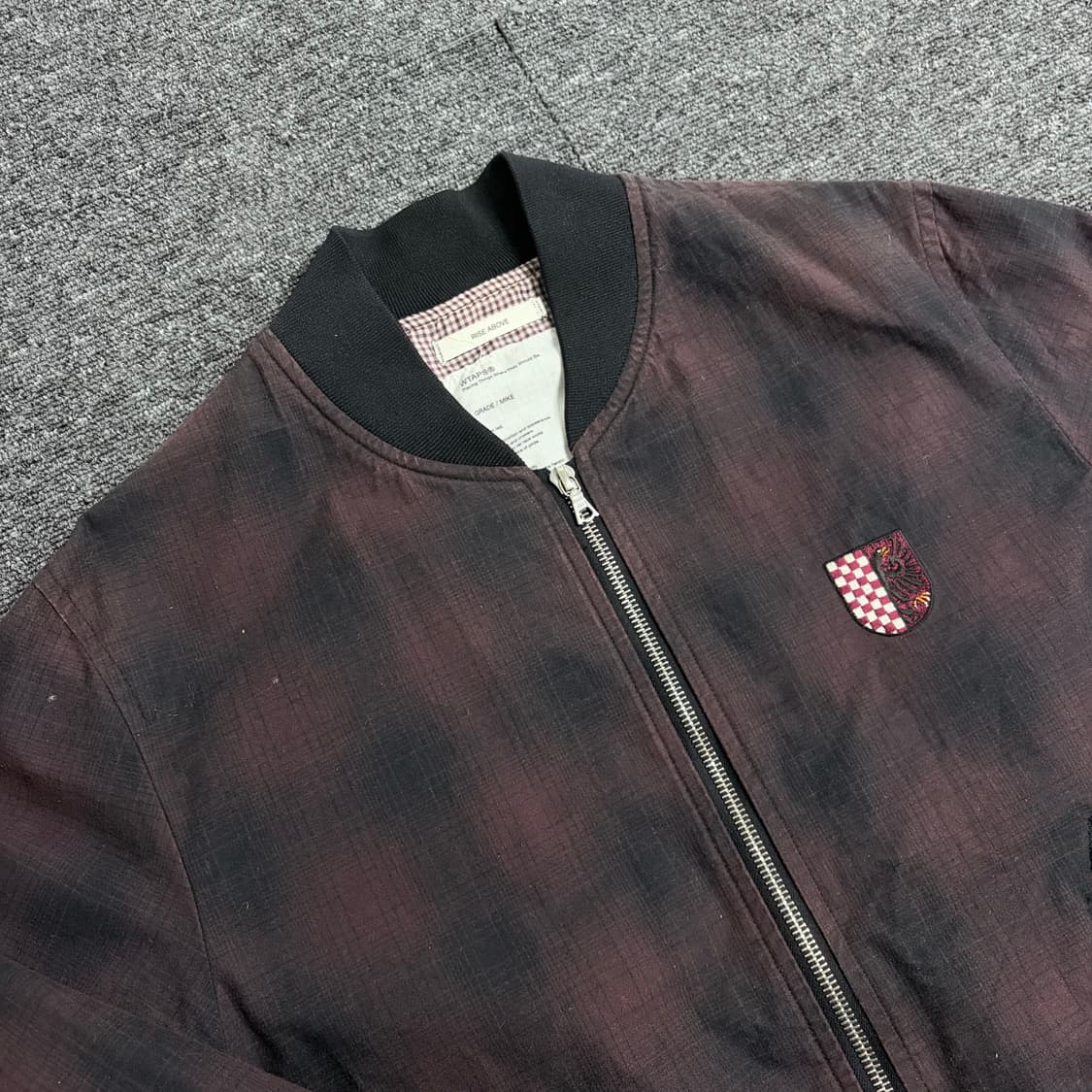 WTAPS 체크 블루종 자켓 상품이미지3