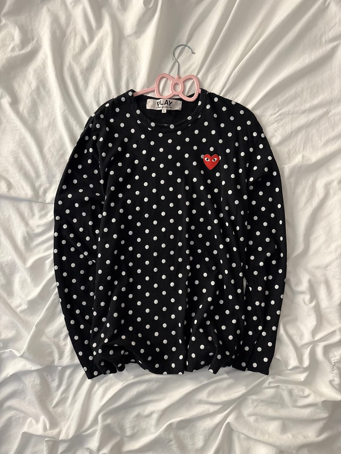 꼼데가르송 도트 롱슬리브 상품이미지2