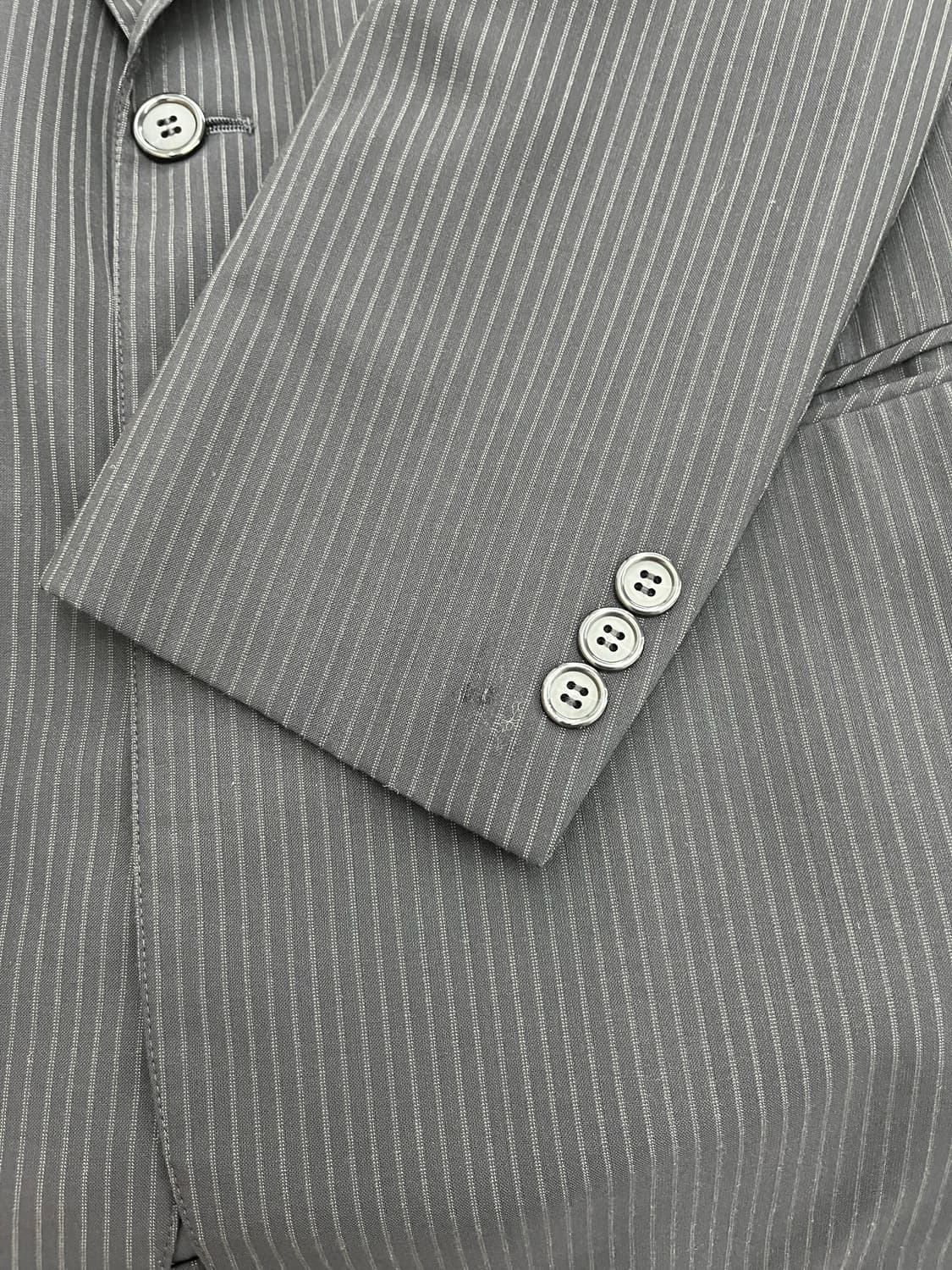 브룩스 브라더스 스트라이프 테일러드 자켓 블랙 상품이미지10