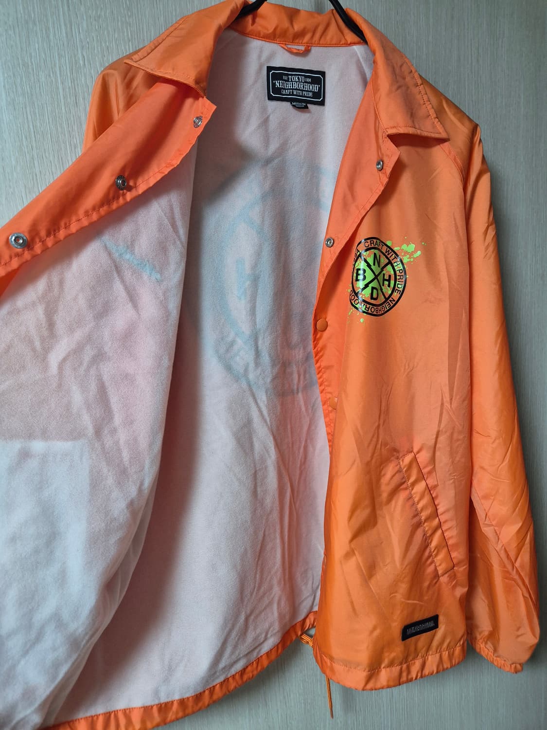 (정품) 네이버후드 브룩스 코치자켓 바람막이 점퍼 M 상품이미지7