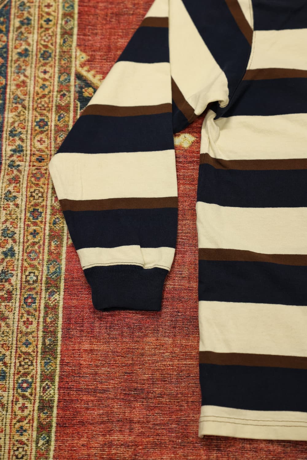 90~00s 빈티지 폴로 스트라이프 럭비티 판매 상품이미지2