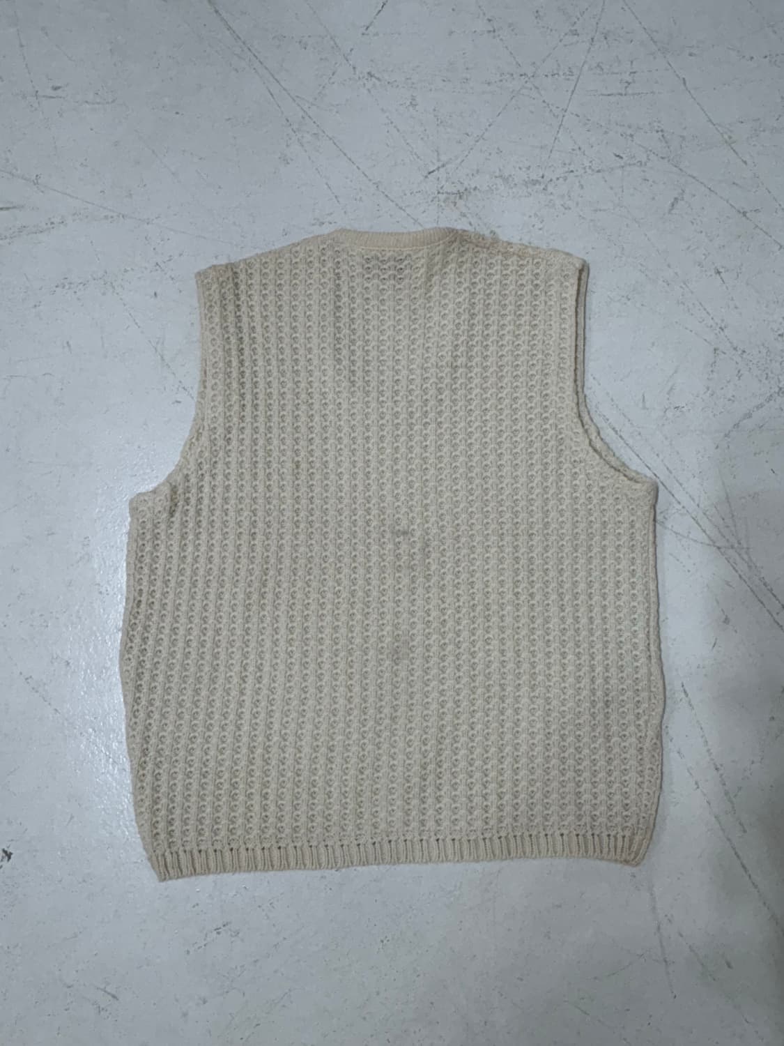 70-80’s Lord Jeff Virgin Wool Knit Vest 상품이미지7