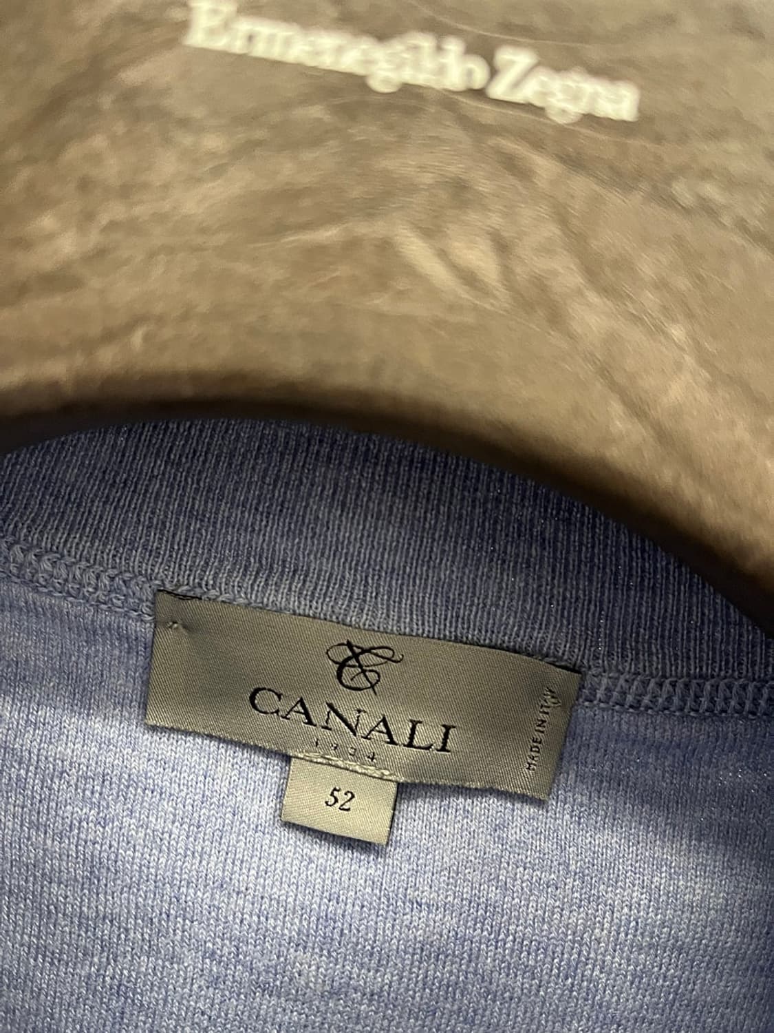 105) 까날리 이태리 반집업 니트 상품이미지5