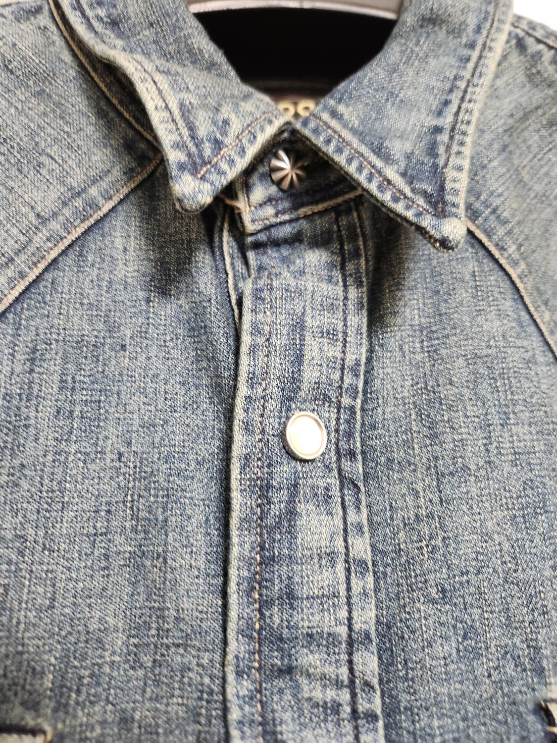 RRL 인디고 버팔로 웨스턴셔츠 L 상태최상 상품이미지4