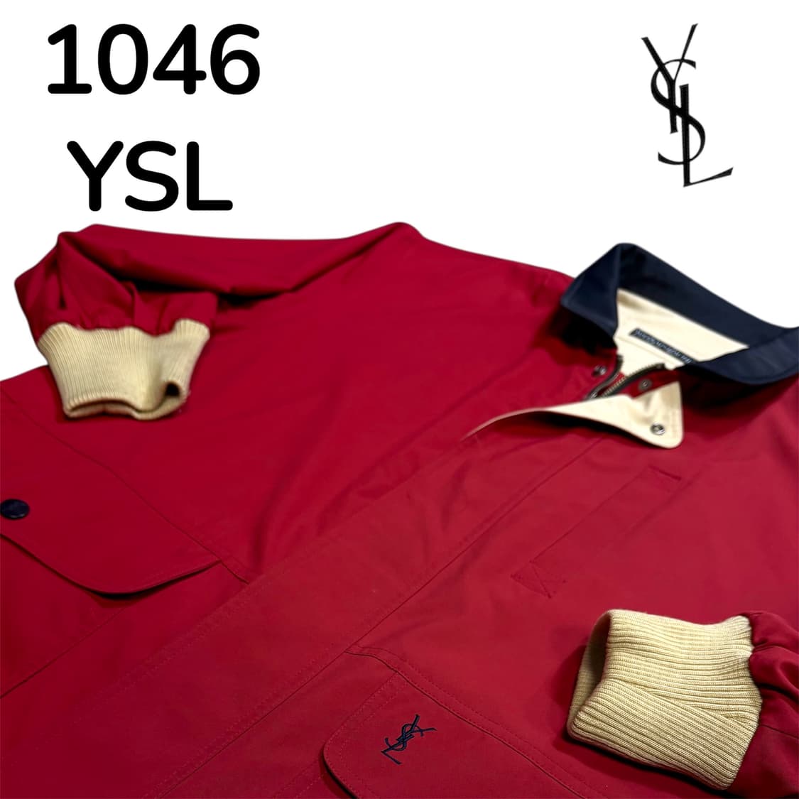 YSL 레드 블루종 XL 상품이미지4