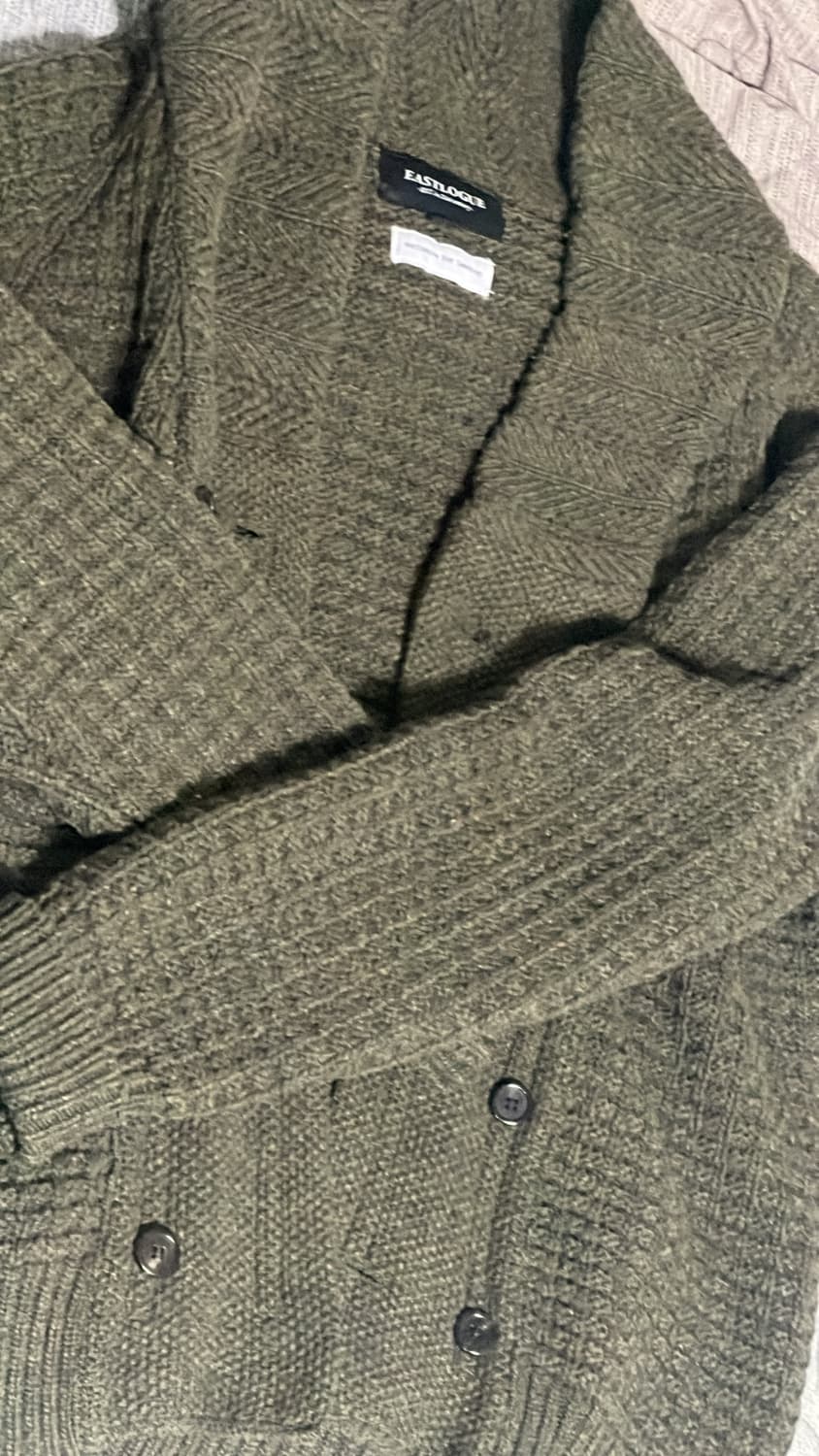 이스트로그 카키 가디건 상품이미지2