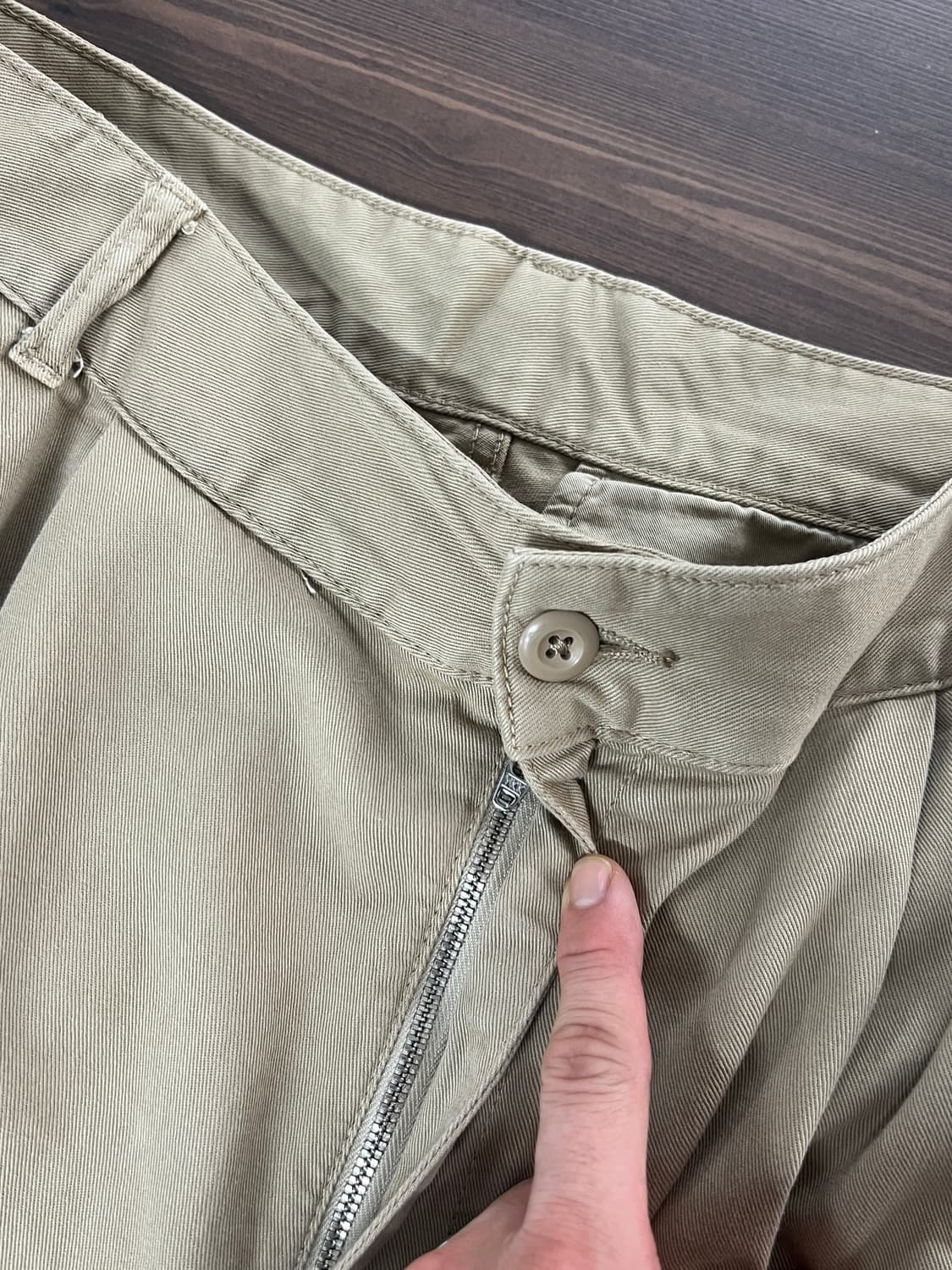 Carhartt WIP 칼하트 콜 카고 베이지 와이드 팬츠 상품이미지5