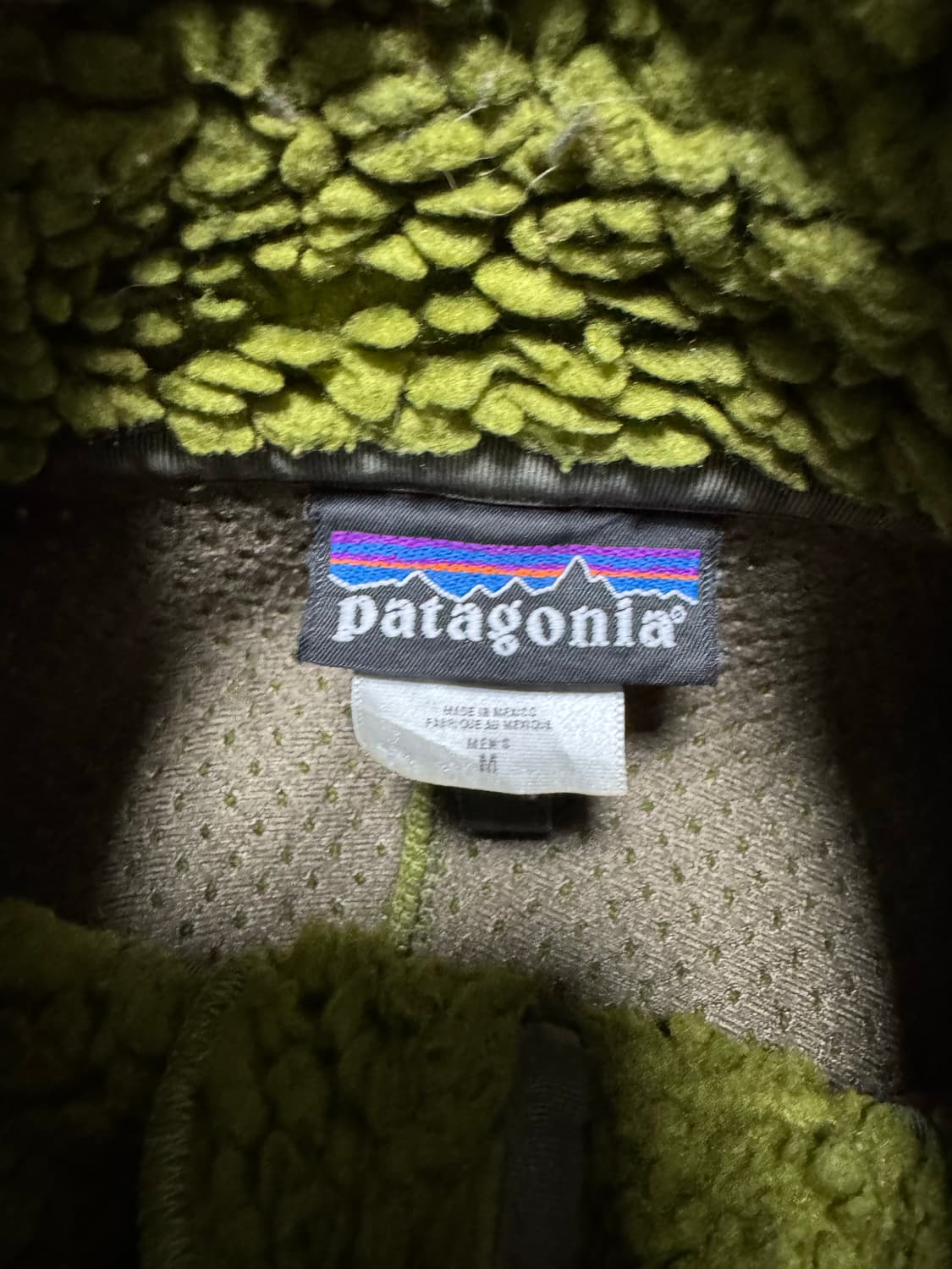 파타고니아 빈티지 딥파일 그린 멕시코 상품이미지3