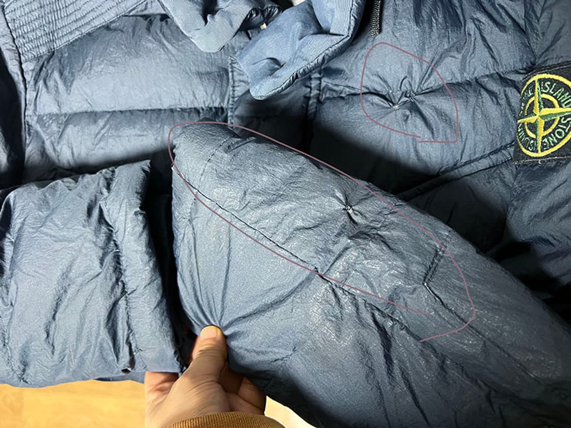 스톤아일랜드 남자 패딩 구형 하자 구스다운 캐주얼 M 95 상품이미지6