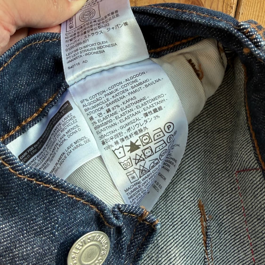 리바이스 502 엔지니어드 진 31/32 (인디고) 상품이미지6